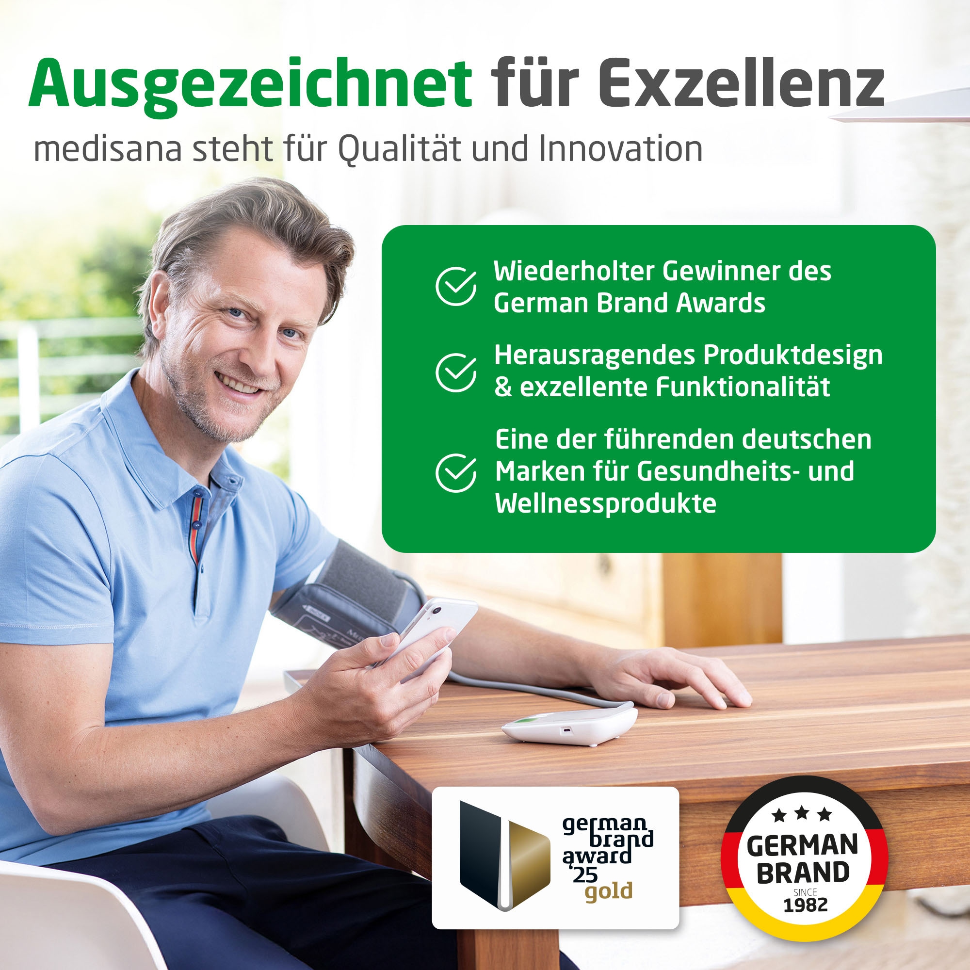 Medisana Oberarm-Blutdruckmessgerät »BU 566« Medizinprodukt, 2 Benutzer, je 199 Speicherungen, Ampel Farbskala