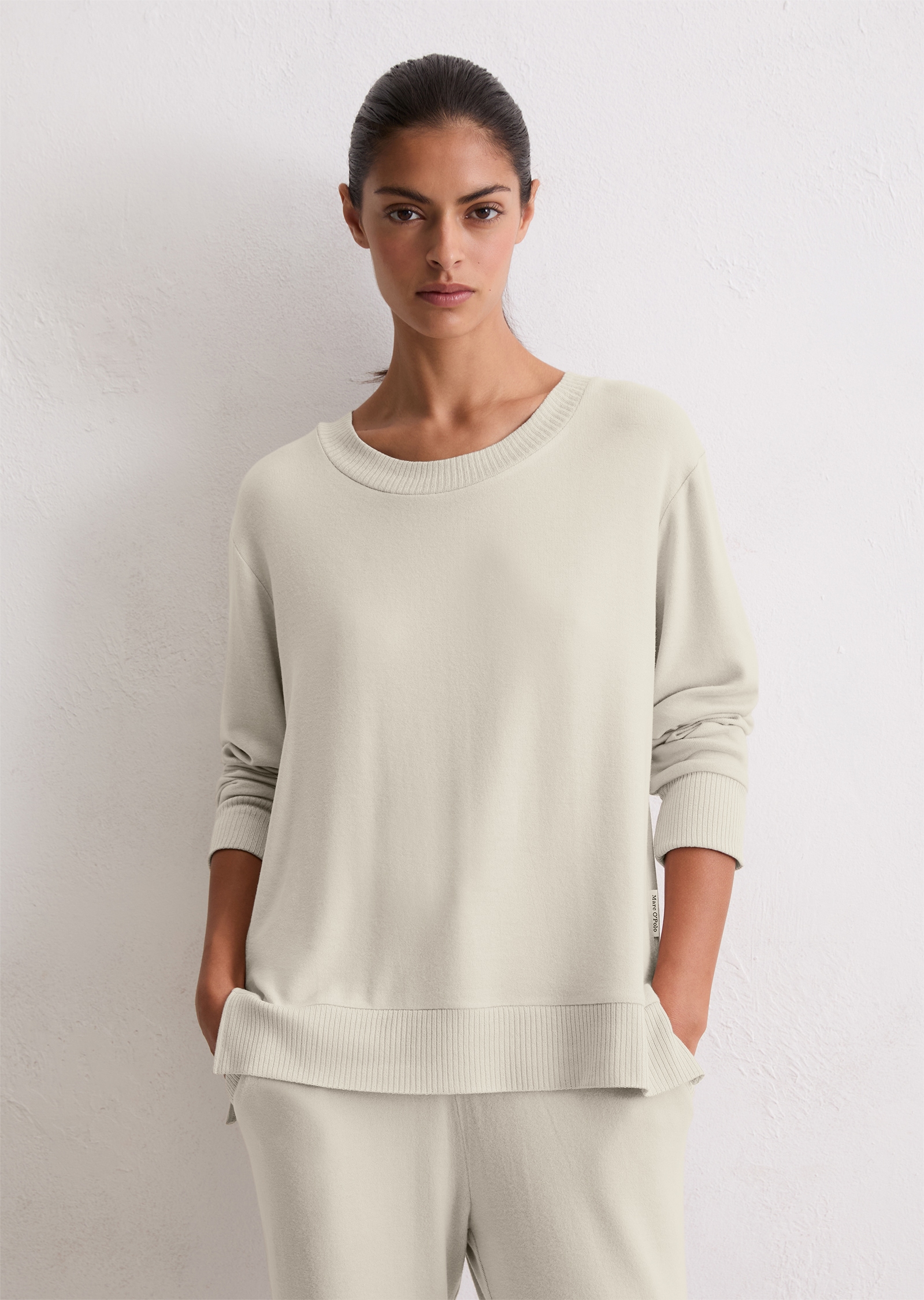 Marc OPolo Langarmshirt "Soft Knit", Rundhals-Ausschnitt, Langarm, Modalmix günstig online kaufen