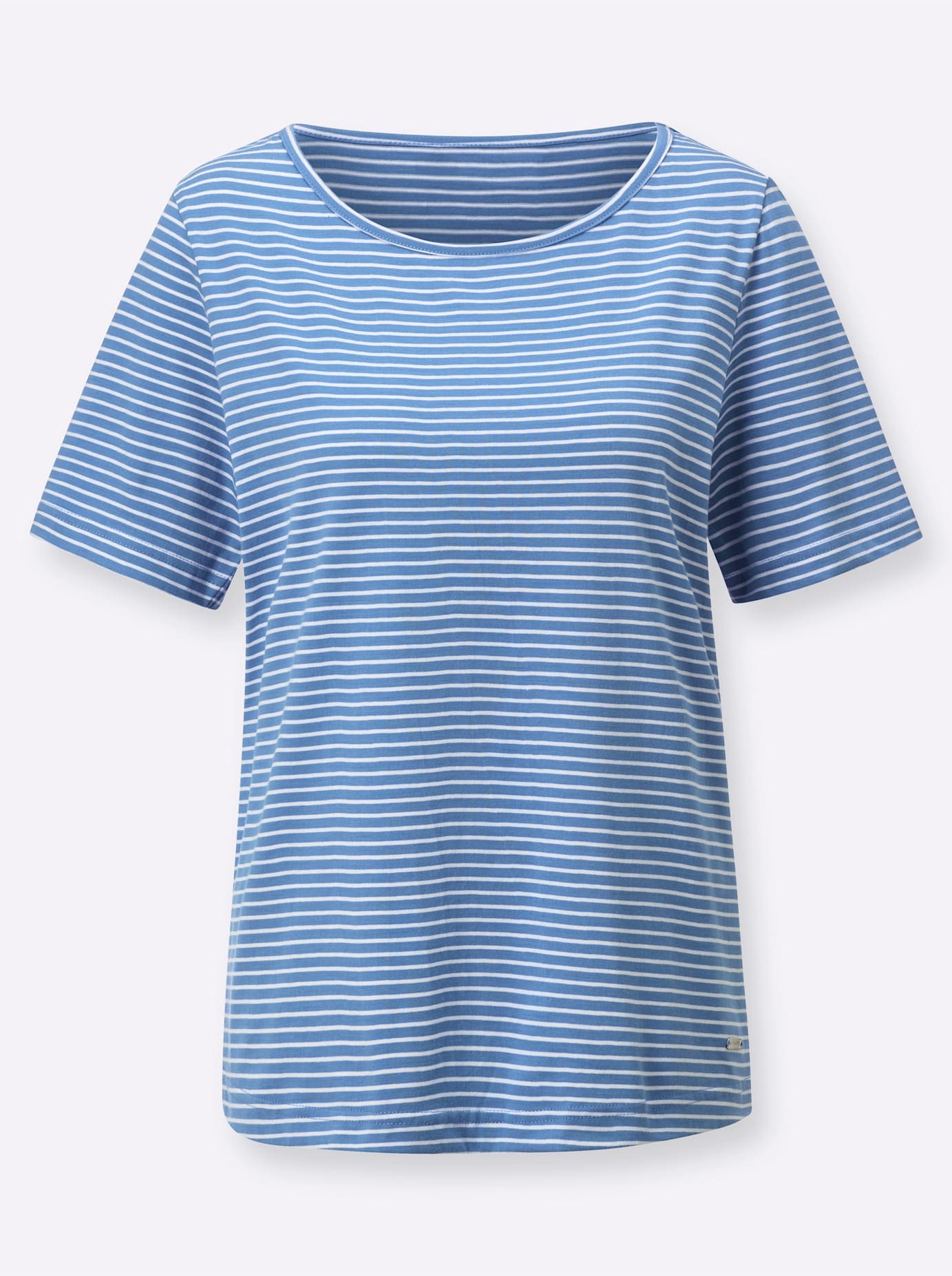 Casual Looks Kurzarmshirt »Ringelshirt«, (1 tlg.)