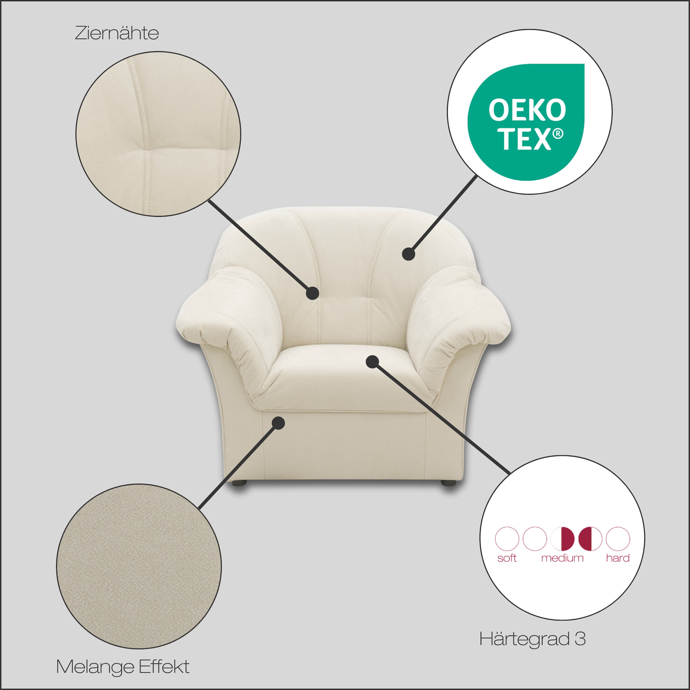 DOMO collection Sessel »Pegnitz«