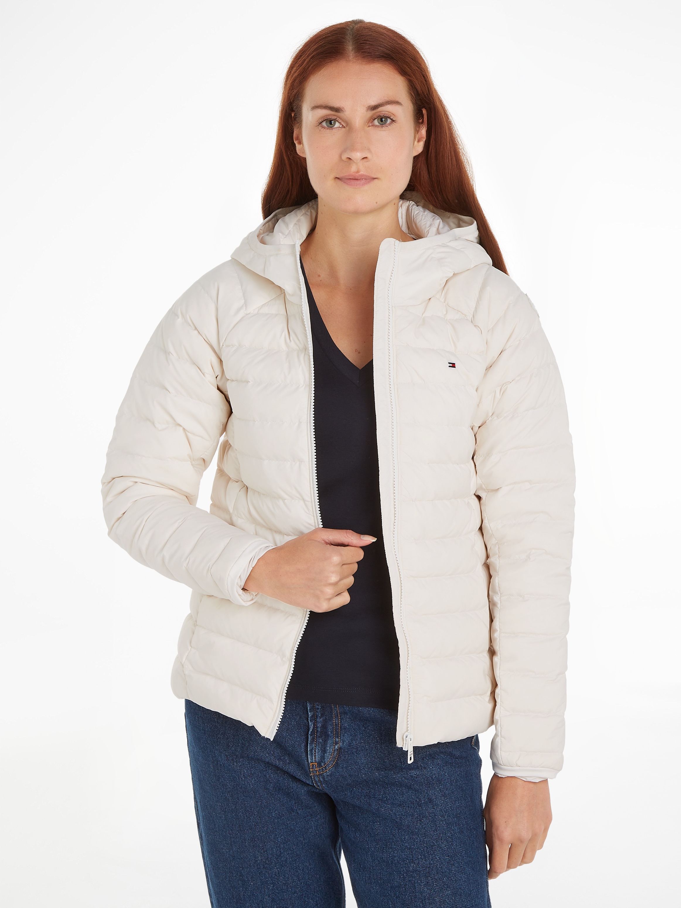 Tommy Hilfiger Steppjacke "SPORTY LW DOWN JACKET", mit Kapuze, mit leichter günstig online kaufen