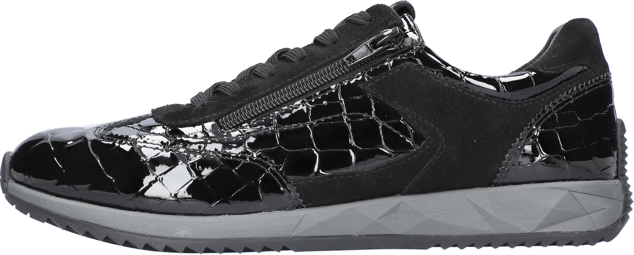 Waldläufer Schnürschuh »H-Janett«  Sneaker in Kroko-Optik, Bequemschuh in H-Weite