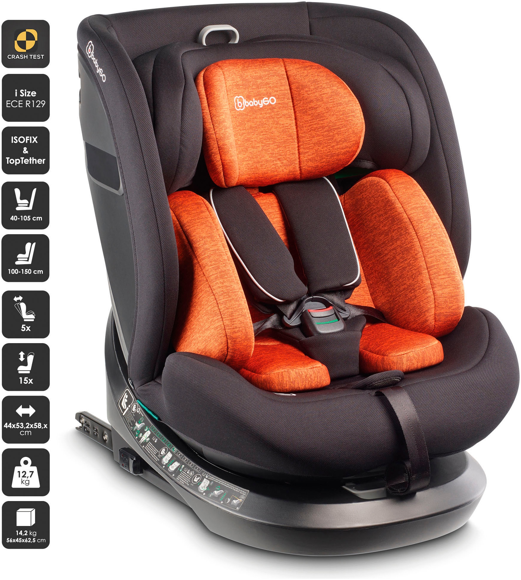 BabyGo Autokindersitz »Protection 360 Grad«