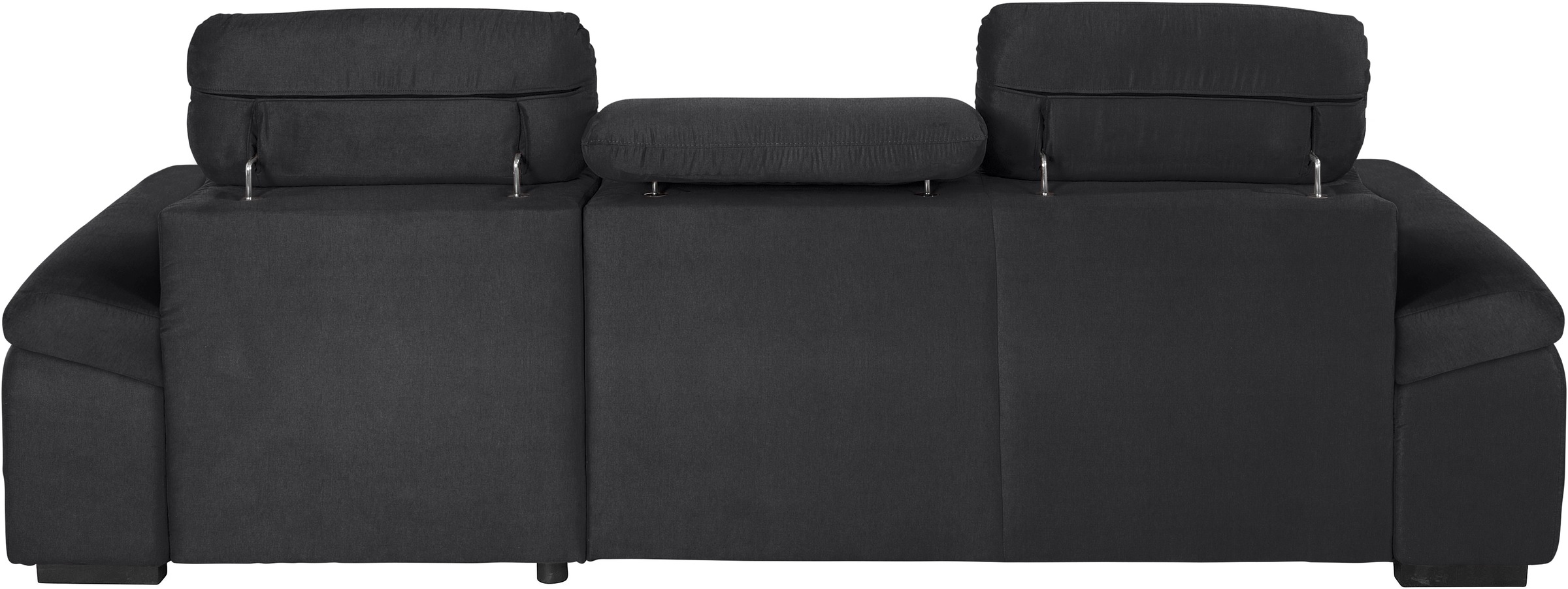 COTTA Ecksofa »Lola L-Form mit Kopfteilfunktion & Hocker«, (Set, mit Hocker), wahlweise mit Bettfunktion, Bettkasten & Armteilverstellung