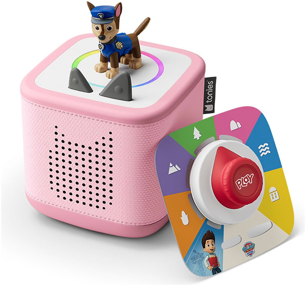 TONIES Lautsprecher "Toniebox 2 Play Set Paw Patrol Chase"rosa, Wohnzimmer, Lautsprecher