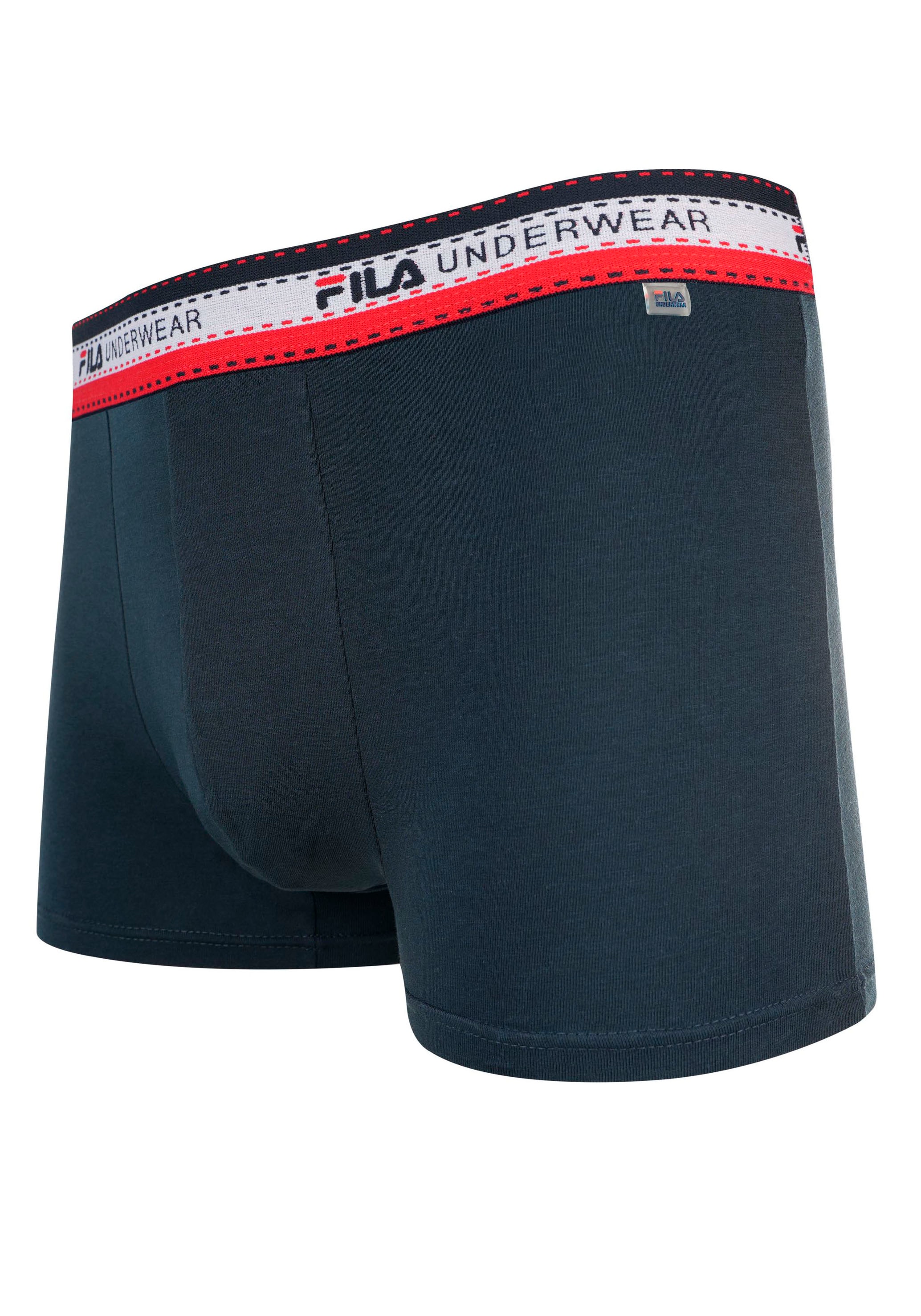 Fila Boxershorts »MAN BOXER SHORTS«, (3er Pack), elastischer Logo-Webbund, ohne Eingriff