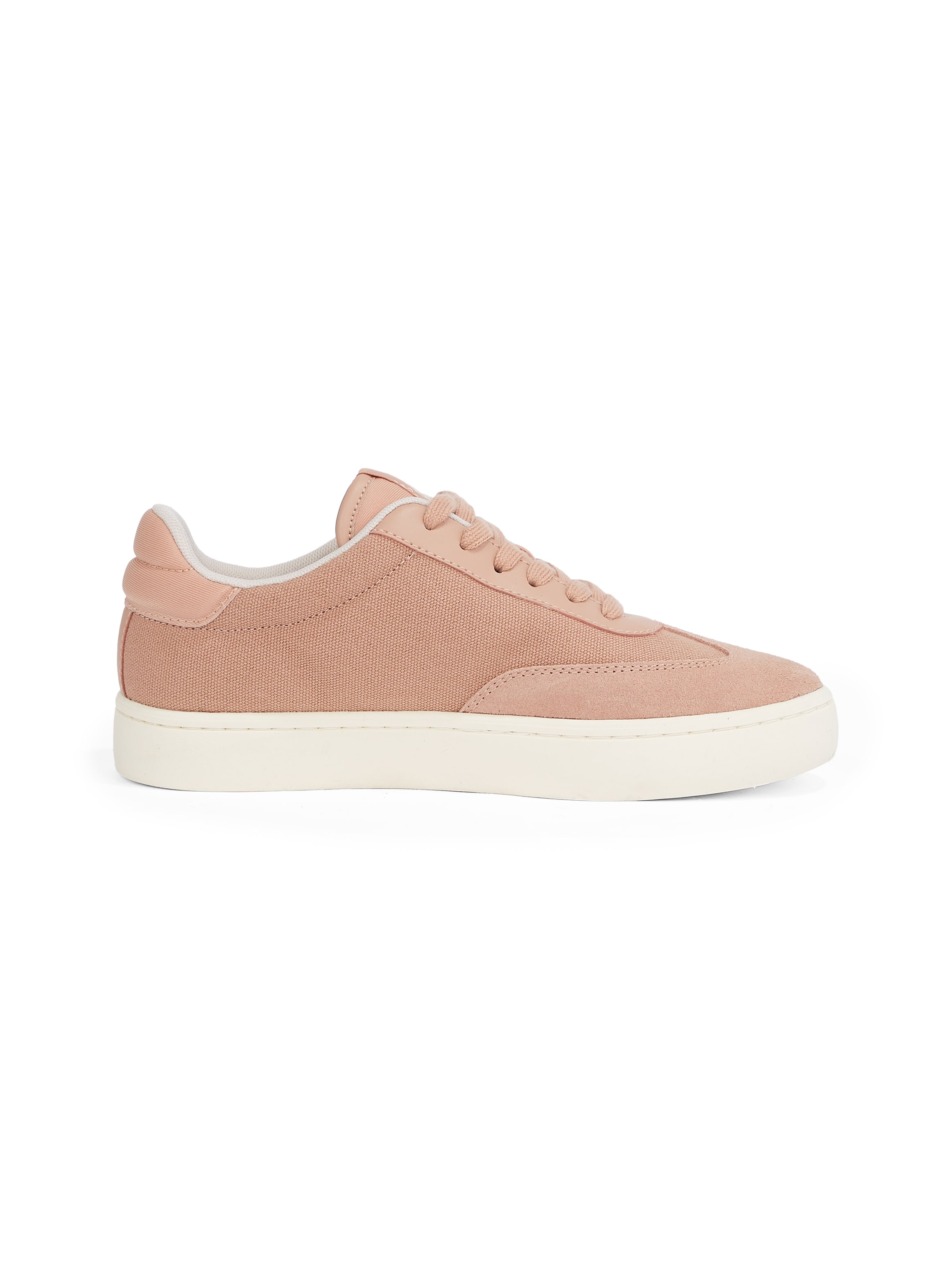 Calvin Klein Jeans Sneaker »CLASSIC CUPSOLE LOW MIX MG WN«, Schnürschuh, Freizeitschuh, Halbschuh mit Logoschriftzug seitlich