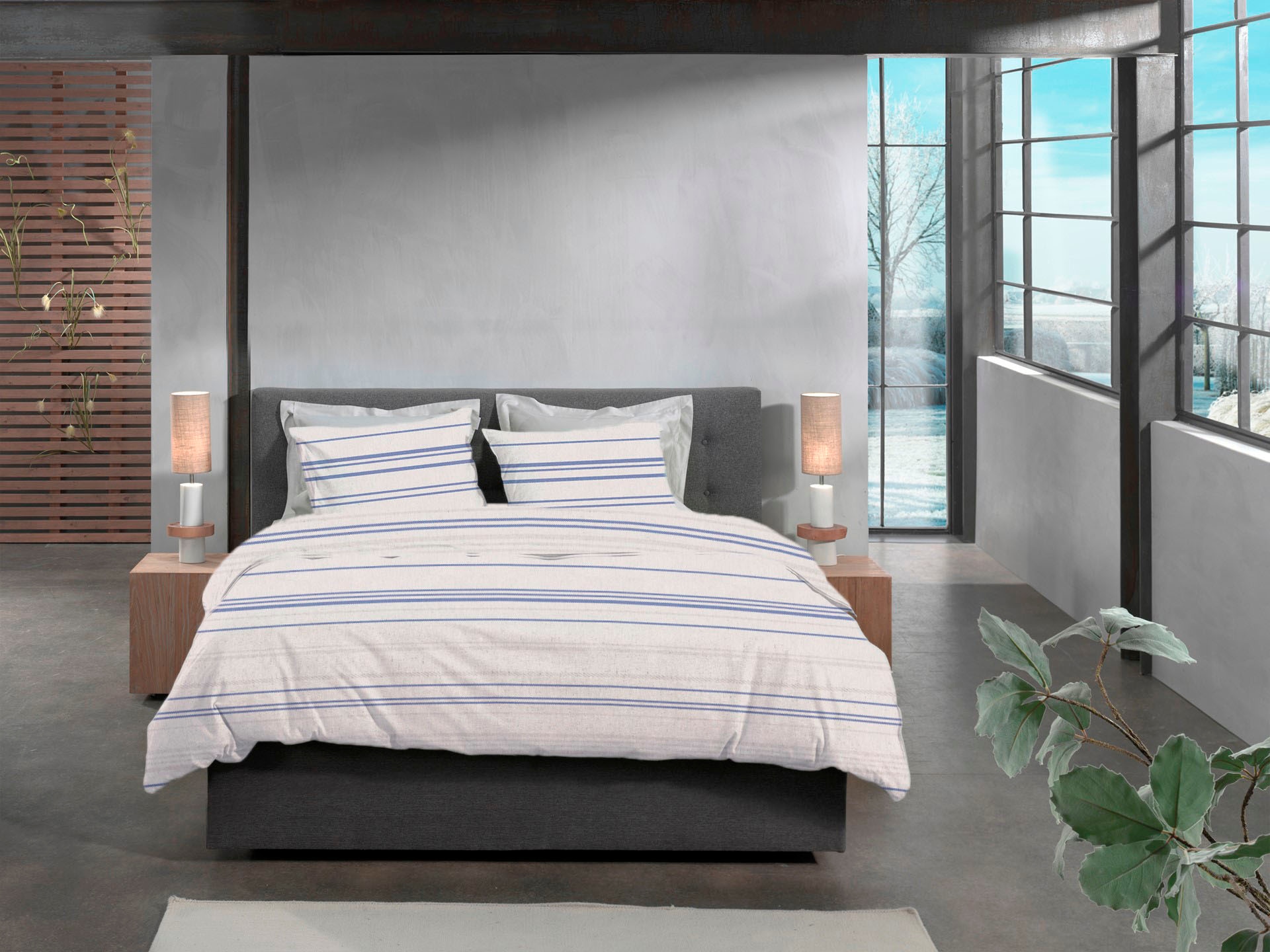 Heckett & Lane Bettwäsche "Mattia" 2 Stk. tlg. 100% Baumwolle, hochwertiges günstig online kaufen