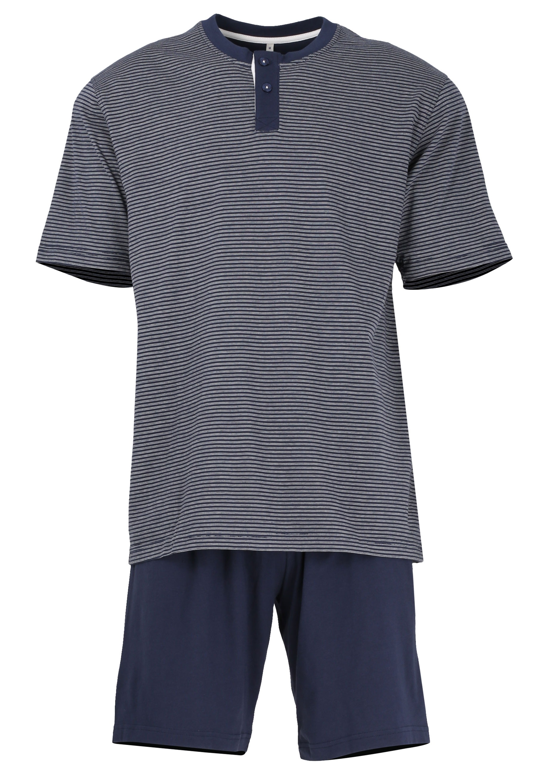 TOM TAILOR Shorty "Nebraska" 2 tlg. Streifendesign, Kurzarm, Rundhalsaussch günstig online kaufen