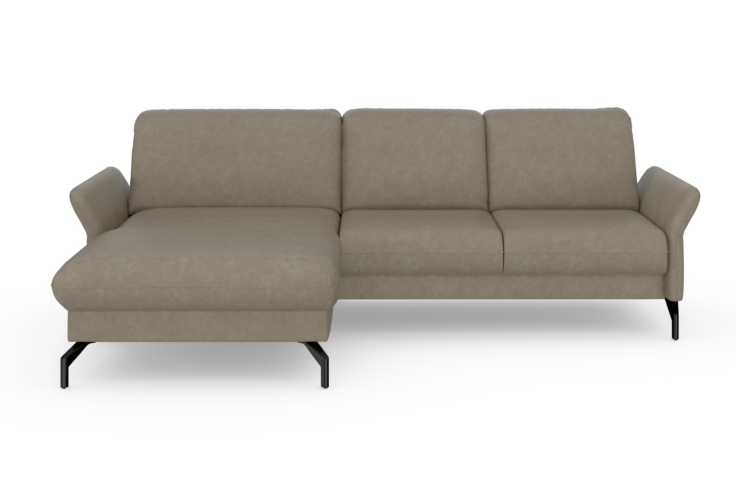 sit&more Ecksofa »Fashion L-Form«, wahlweise mit Kopfteilverstellung und Vorziehsitz, motorisch
