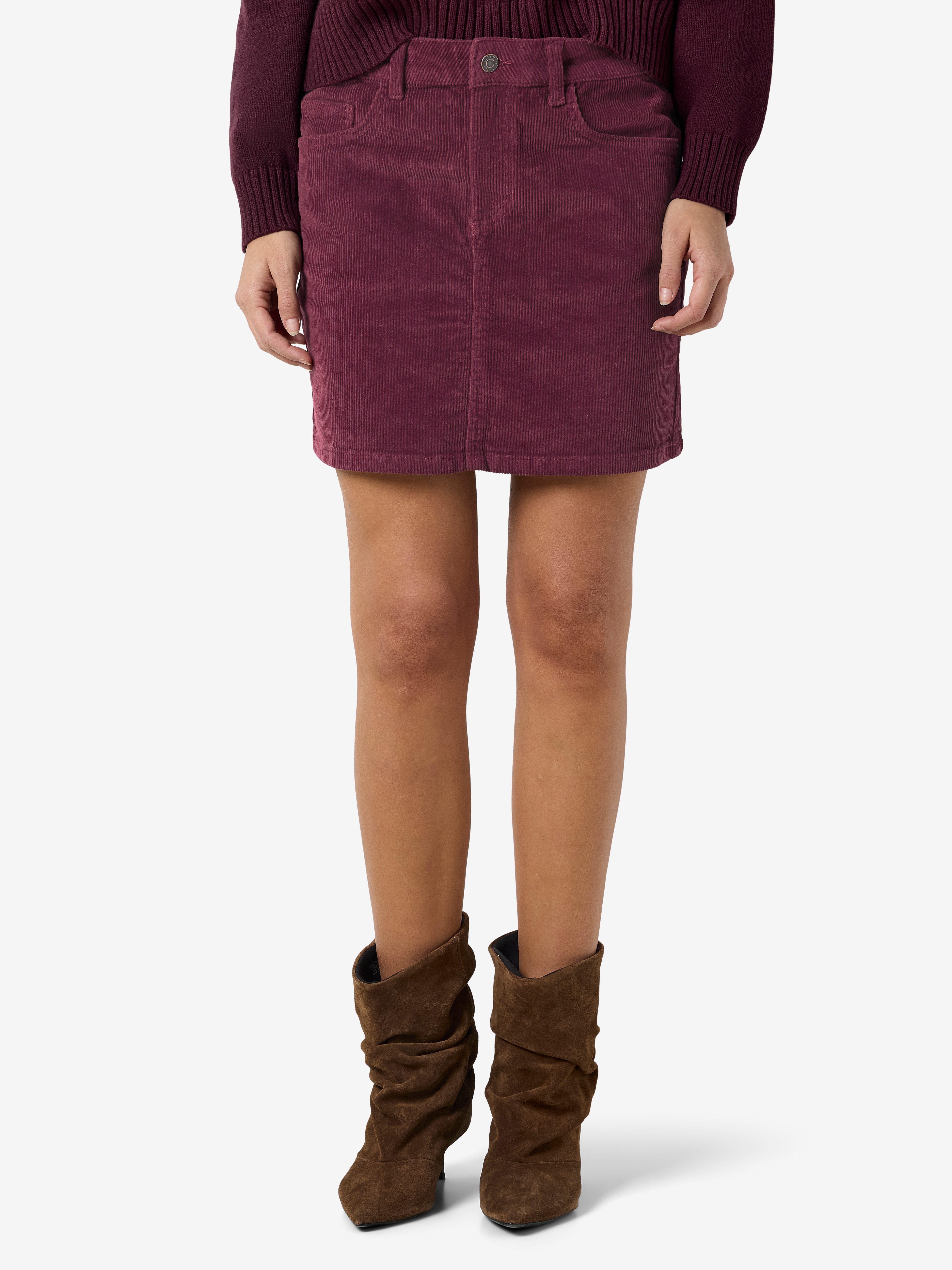 Noisy may Cordrock "NMCORD YOLANDA MW SKIRT NOOS" Baumwollmischung