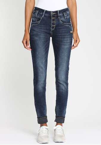 Slim-fit-Jeans »94CARLI«, mit offener Knopfleiste