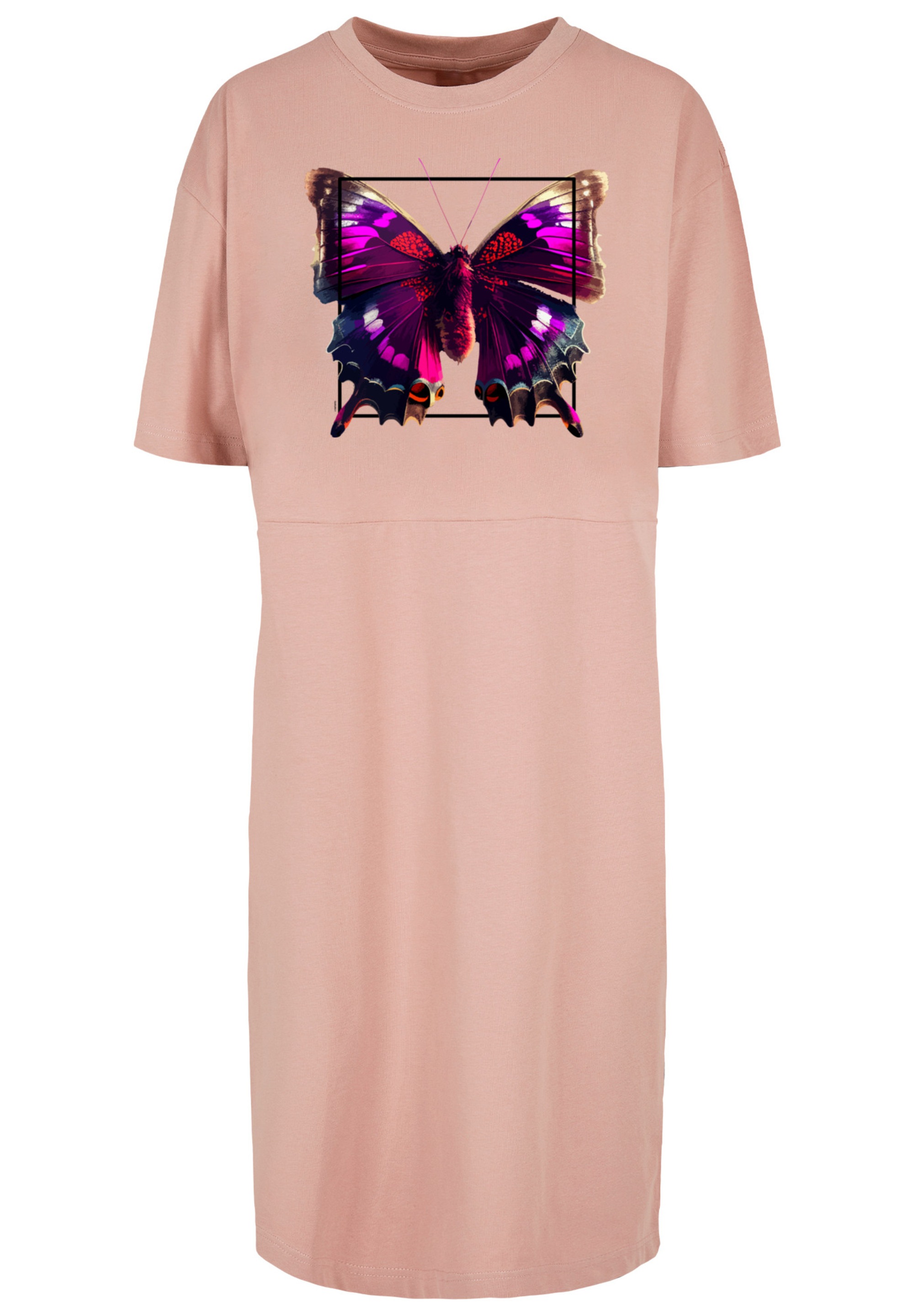 F4NT4STIC Shirtkleid "Pink" Ohne Taschen Print günstig online kaufen