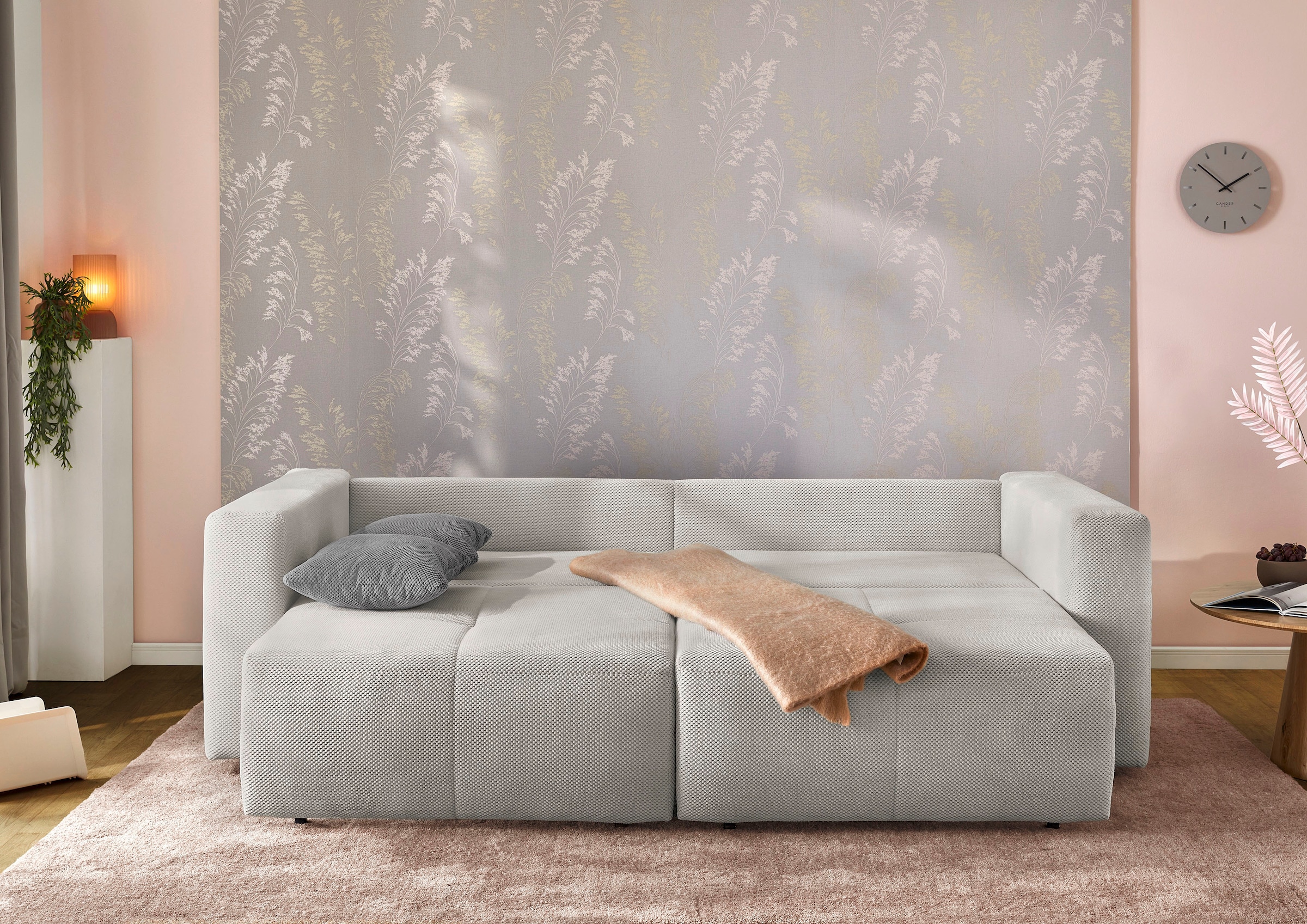 Jockenhöfer Gruppe Big-Sofa »Relax«, Gästebettfunktion, Bettkasten, Sitzelemente einzeln ausziehbar