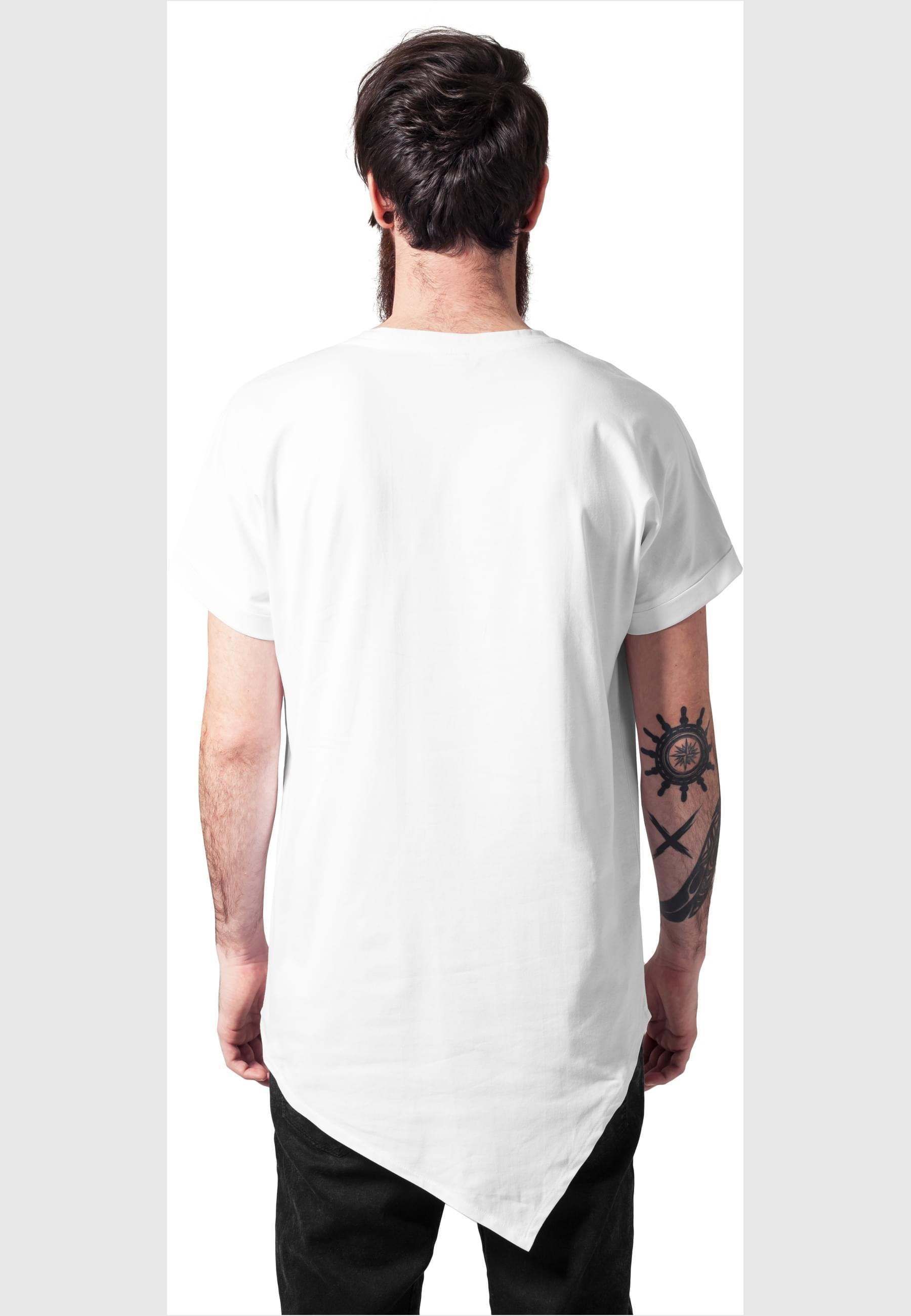 URBAN CLASSICS Langarmshirt »Urban Classics Herren Asymetric Long Tee«, (1 tlg.)