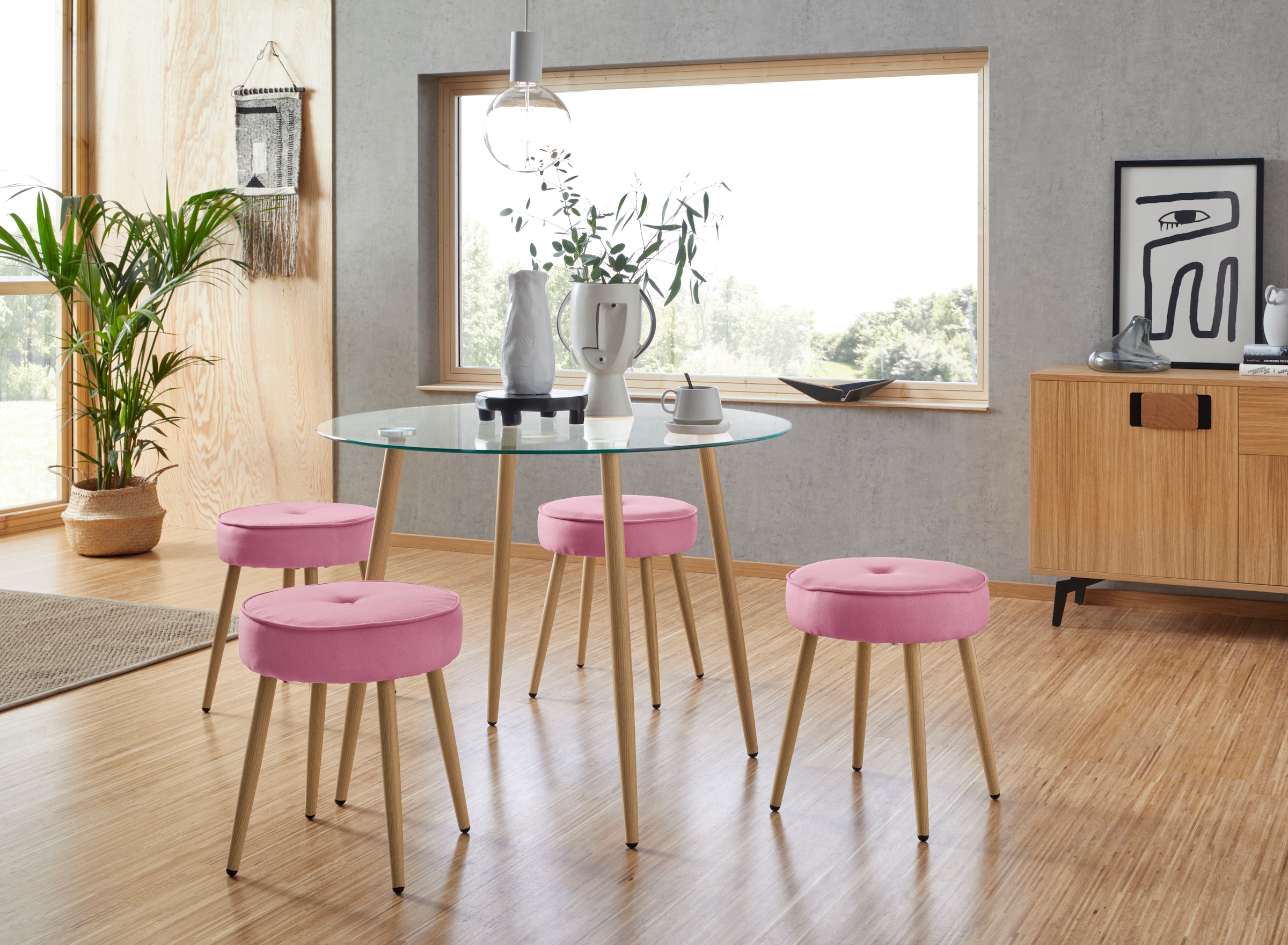 INOSIGN Glastisch »Miller, TOPSELLER!« Esstisch, Glastisch, OTTOs Choice,  runder Esstisch mit einem Ø von 100 cm, verschiedene Größen