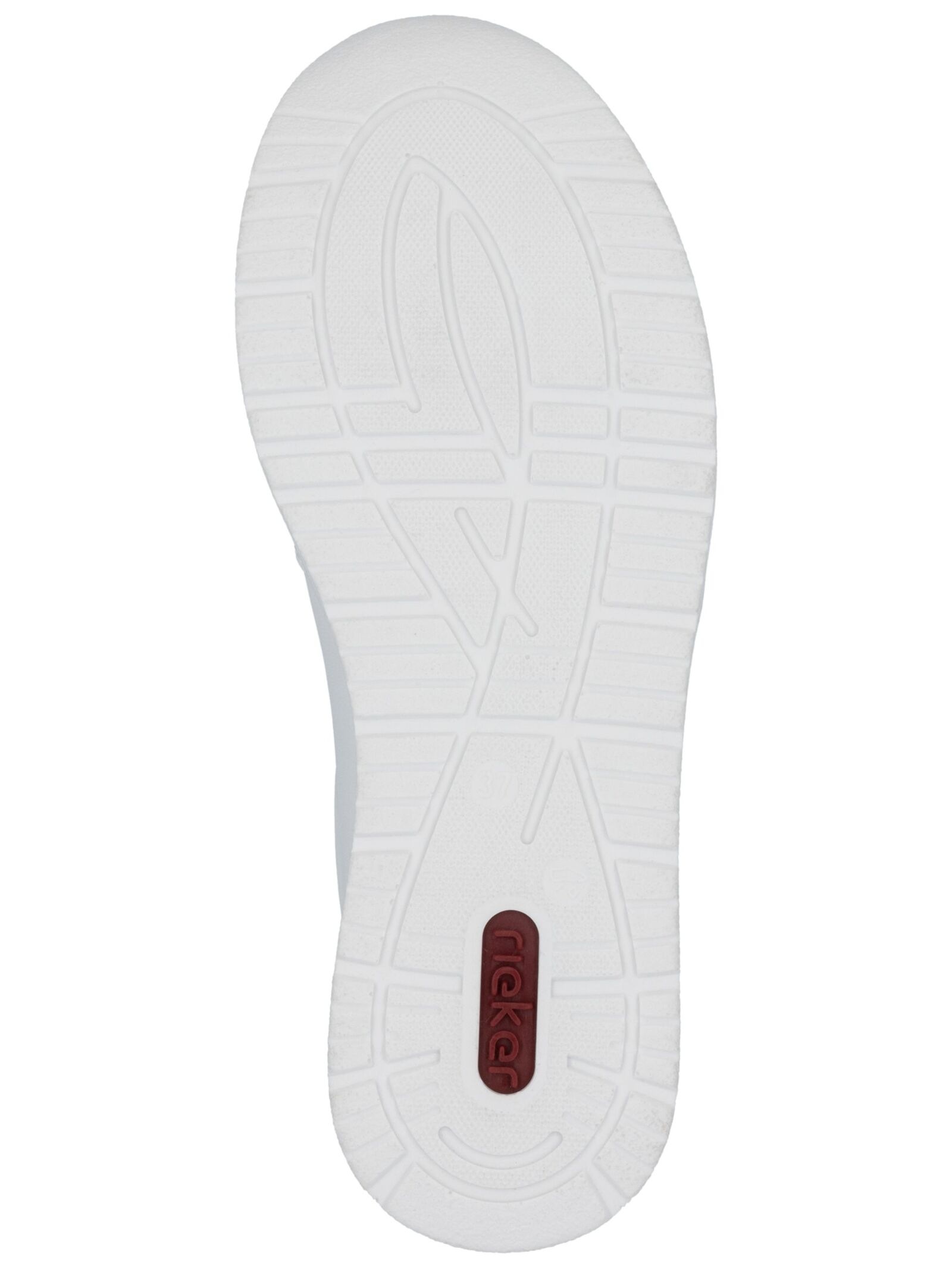 Sneaker RIEKER "Rieker Sneaker Synthetik", Damen, Gr. 41, weiß, Synthetik, Schuhe Sneaker 6