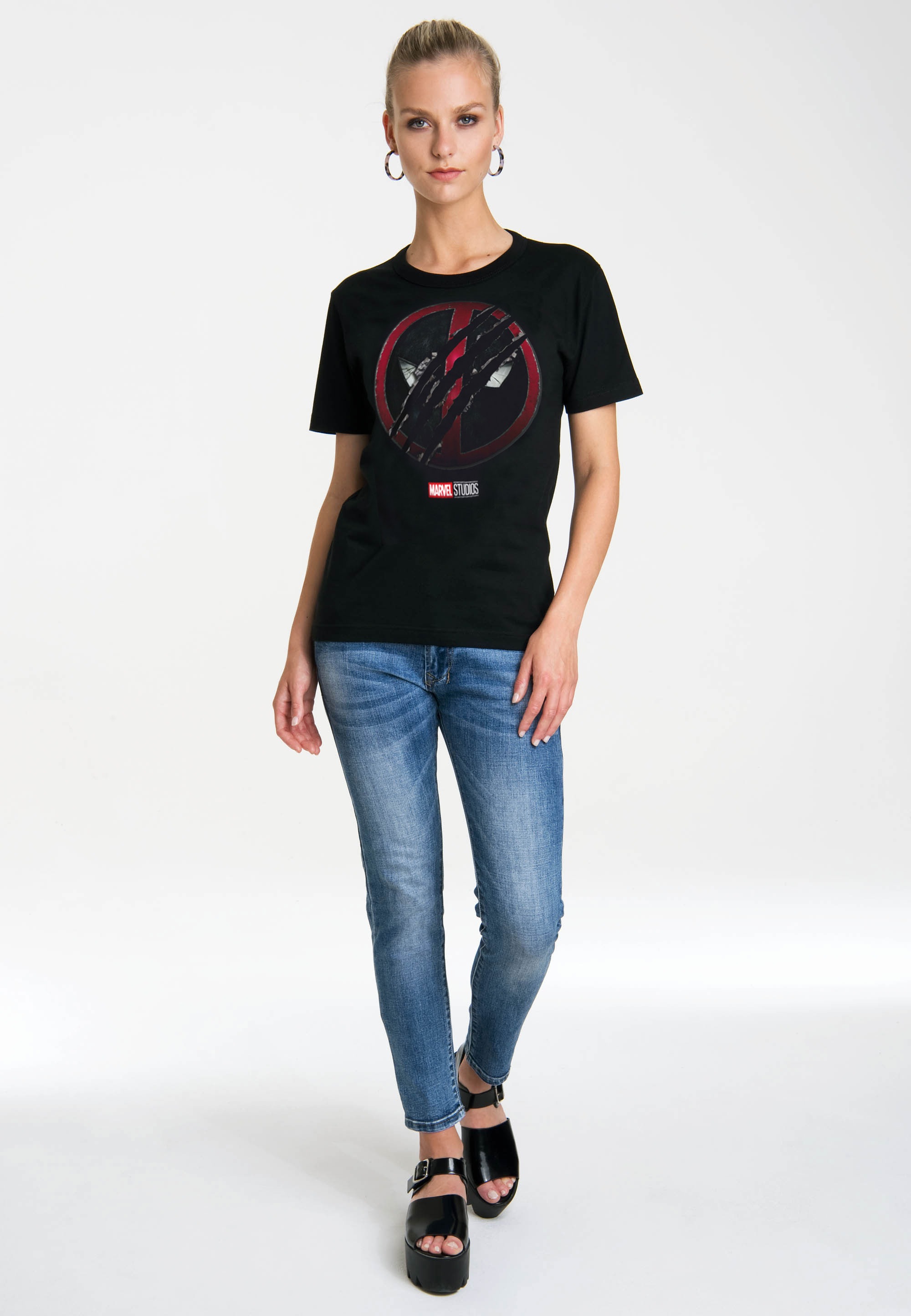 LOGOSHIRT T-Shirt »Marvel - Deadpool & Wolverine«, mit coolem Marvel-Print
