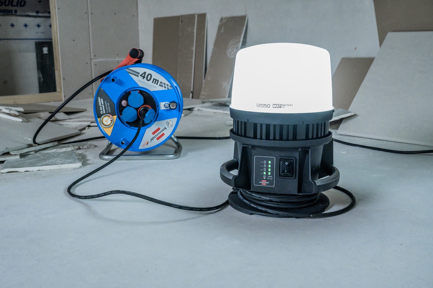 Brennenstuhl LED Baustrahler »Multi Battery LED 360° Hybrid«, Leuchtmittel LED-Modul | LED fest integriert