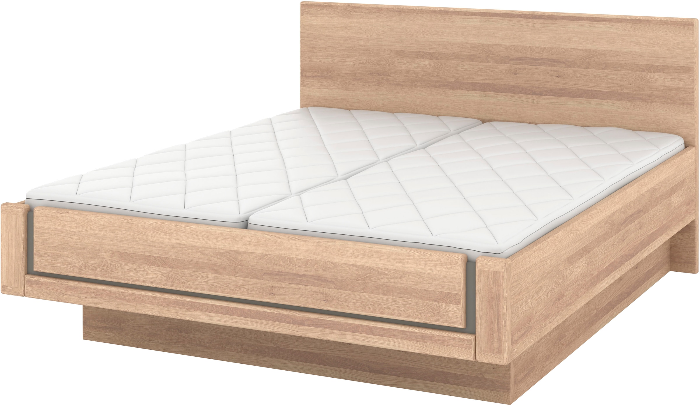 Musterring Holzbett "Sorrent, Bettgestell, Bettrahmen, teilmassiv Eiche", ( günstig online kaufen