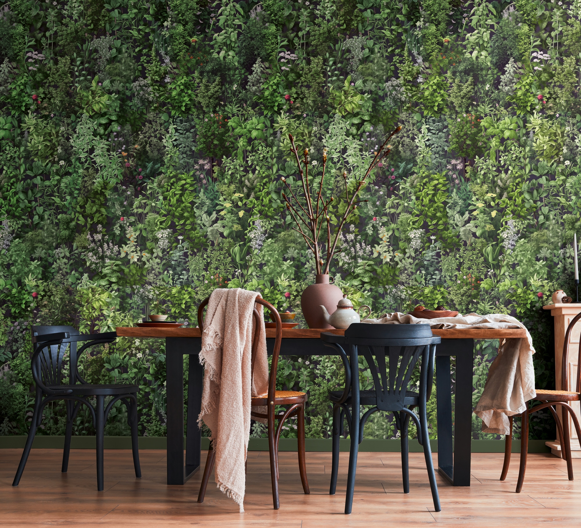 living walls Fototapete »The Wall 4 Botanic – Üppige tropische Pflanzen Vlies-Fototapete« botanisch | matt | tropisch leicht strukturiert Üppige tropische Pflanzen mit natürlicher Tiefenwirkung