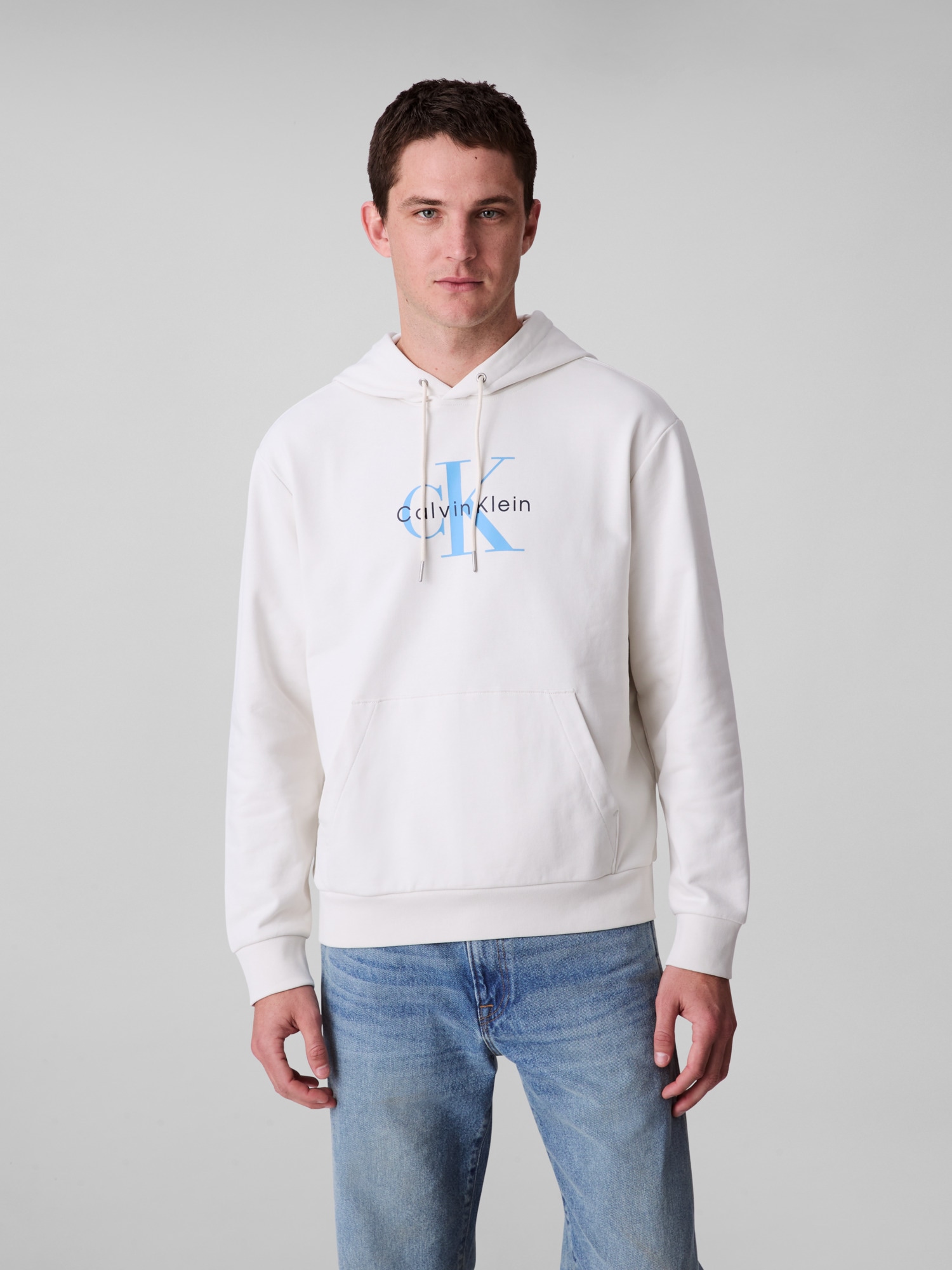 Calvin Klein Jeans Kapuzensweatshirt "400GSM TERRY MONOLOGO HOODIE", Mit Ru günstig online kaufen
