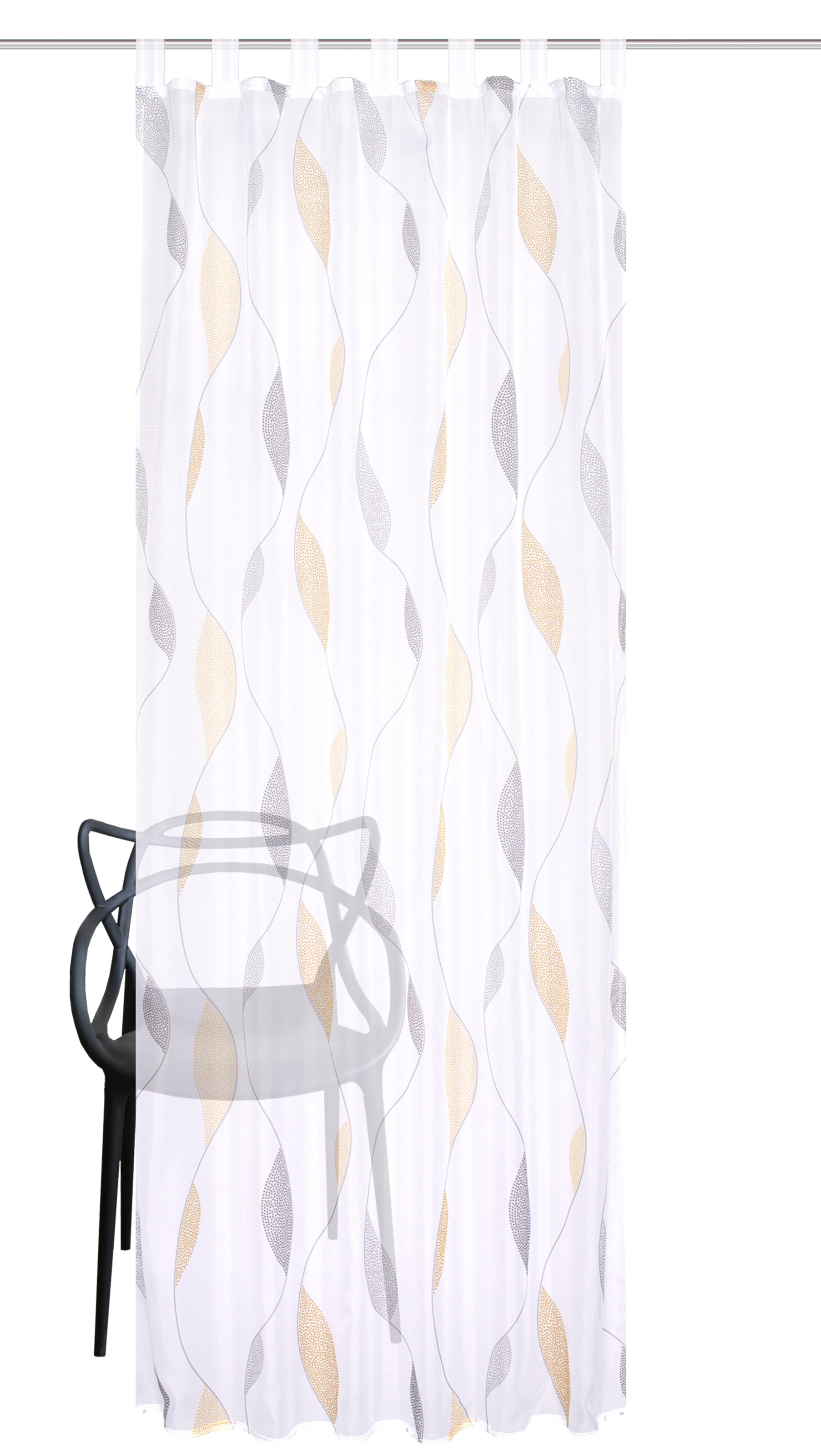 HOME WOHNIDEEN Vorhang "PAOLO" Schlaufen 1 Stk. tlg. Schlaufenschal PAOLO b günstig online kaufen