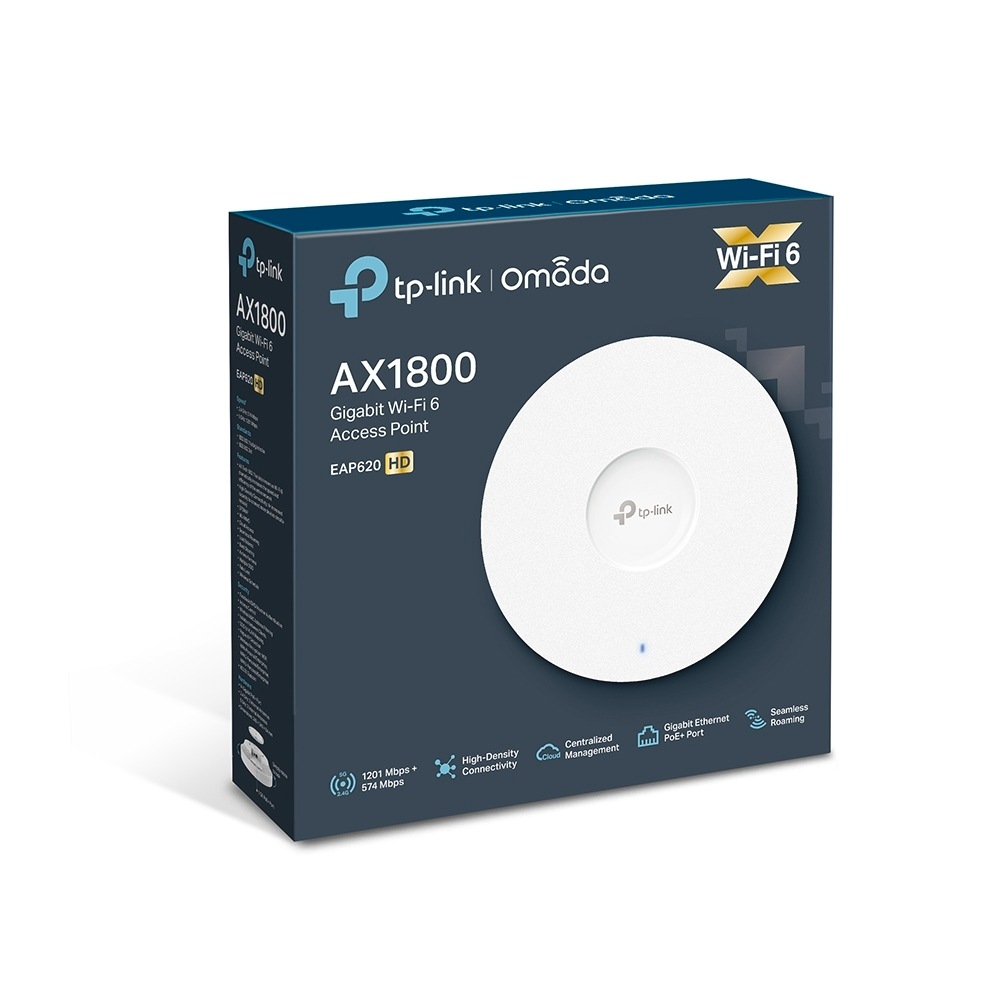 TP-Link Access Point »Omada EAP620 HD 2,4 & 5 GHz AX1800 WLAN Wi-Fi 6«
