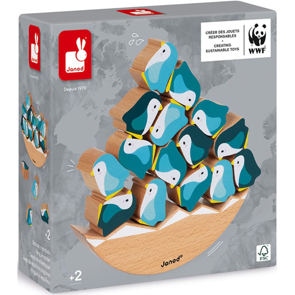 Janod Spiel »WWF® Schaukel-Pinguine«