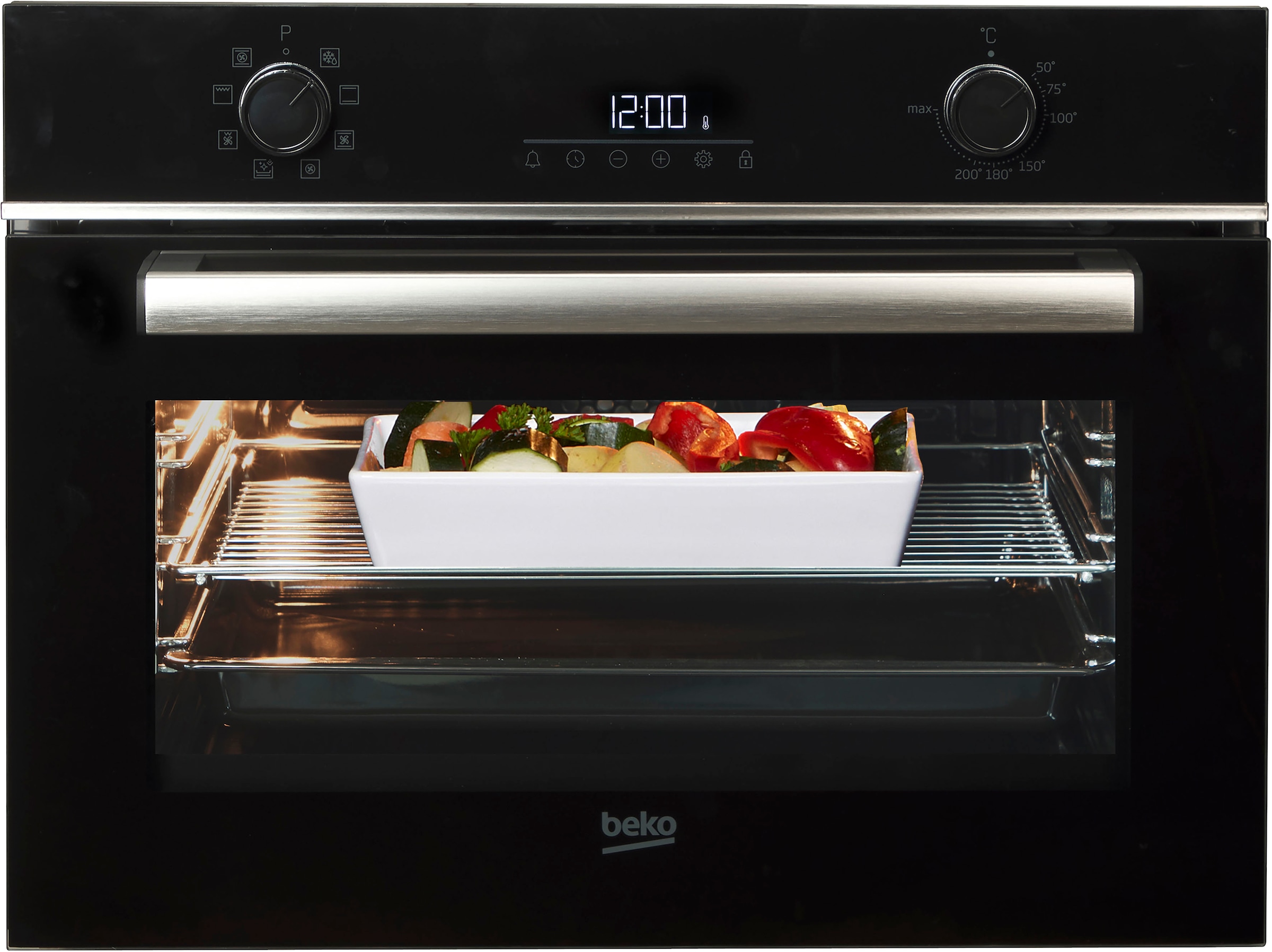 BEKO Einbaubackofen  »BBCM13300X«, SteamShine