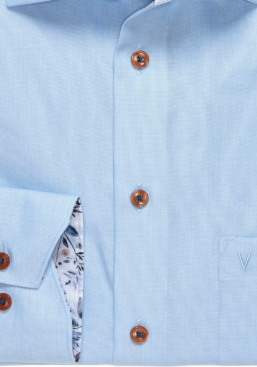 MARVELIS Langarmhemd mit New-Kentkragen, modern fit, bügelfrei günstig online kaufen