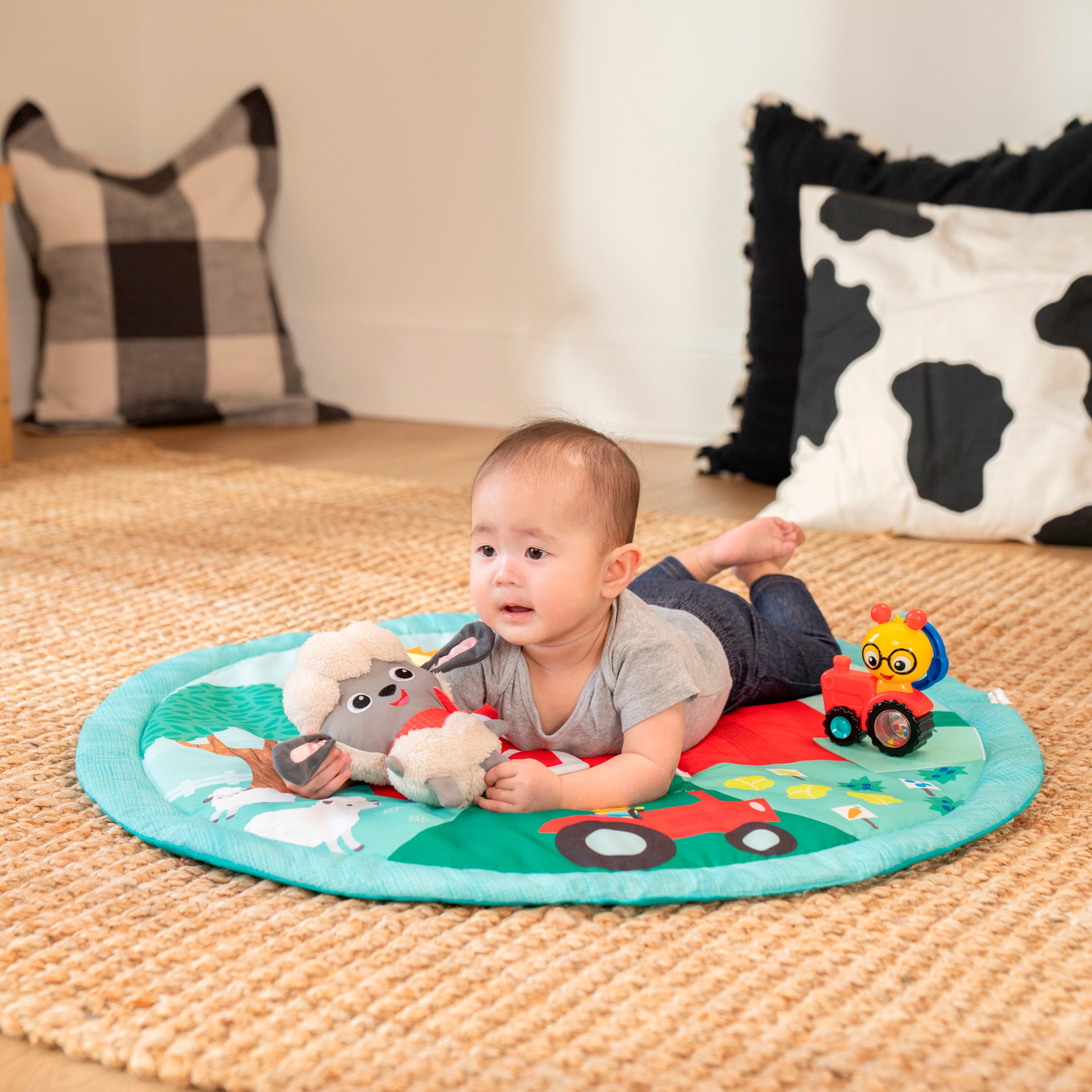 Baby Einstein Spielbogen »Happy Harvest Touch & Feel Activity Gym«, mit Soundeffekt