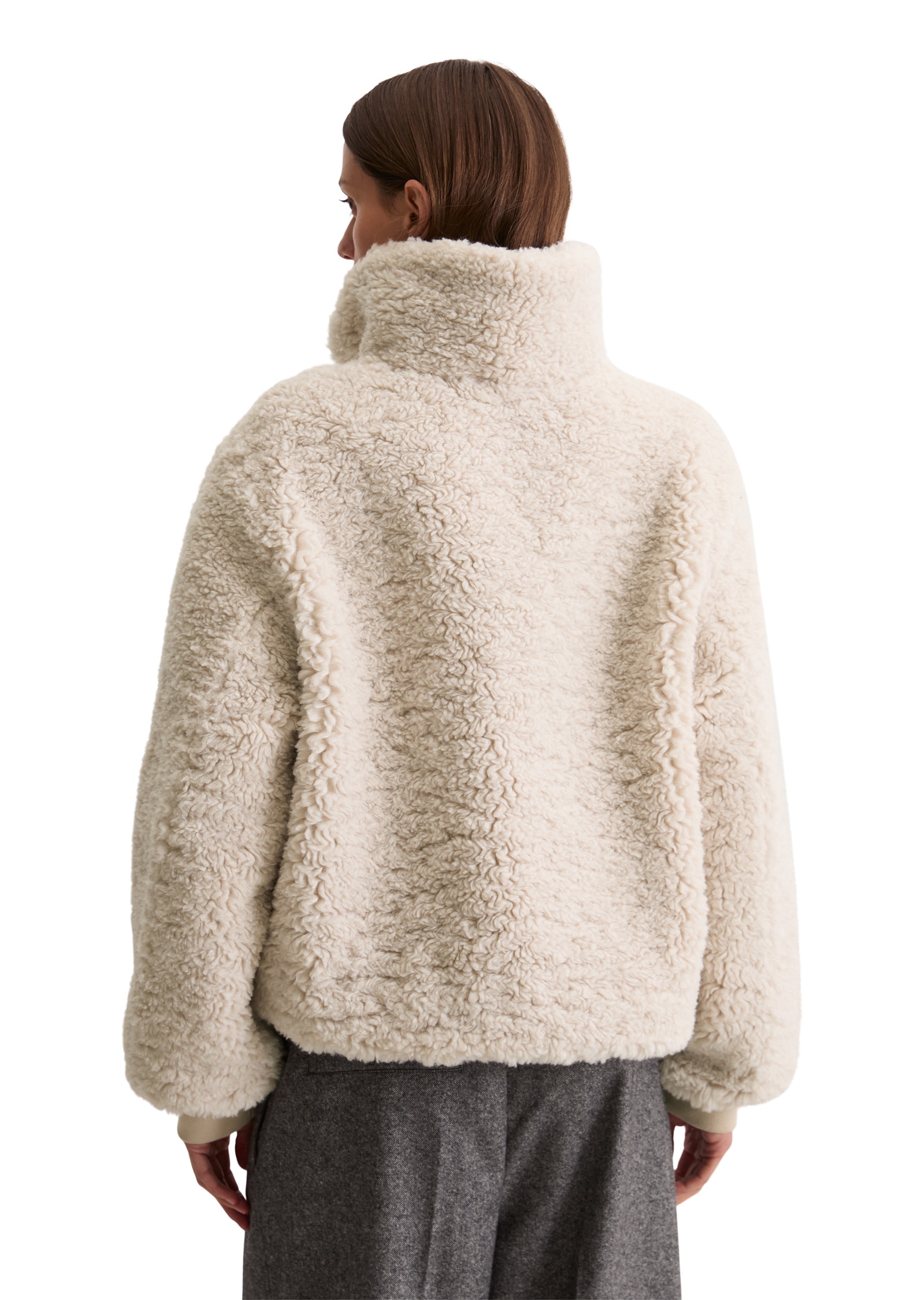 Marc O'Polo Outdoorjacke »aus recyceltem Polyester«, ohne Kapuze