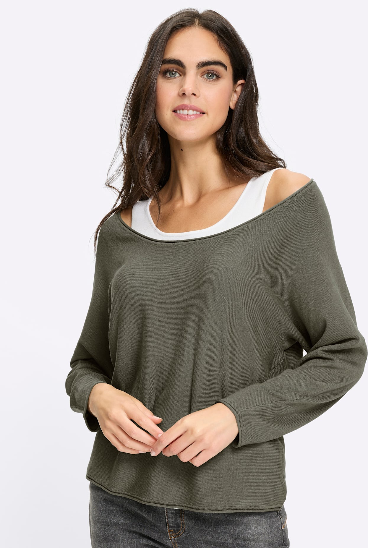 heine Strickpullover "2-in-1-Pullover" günstig online kaufen