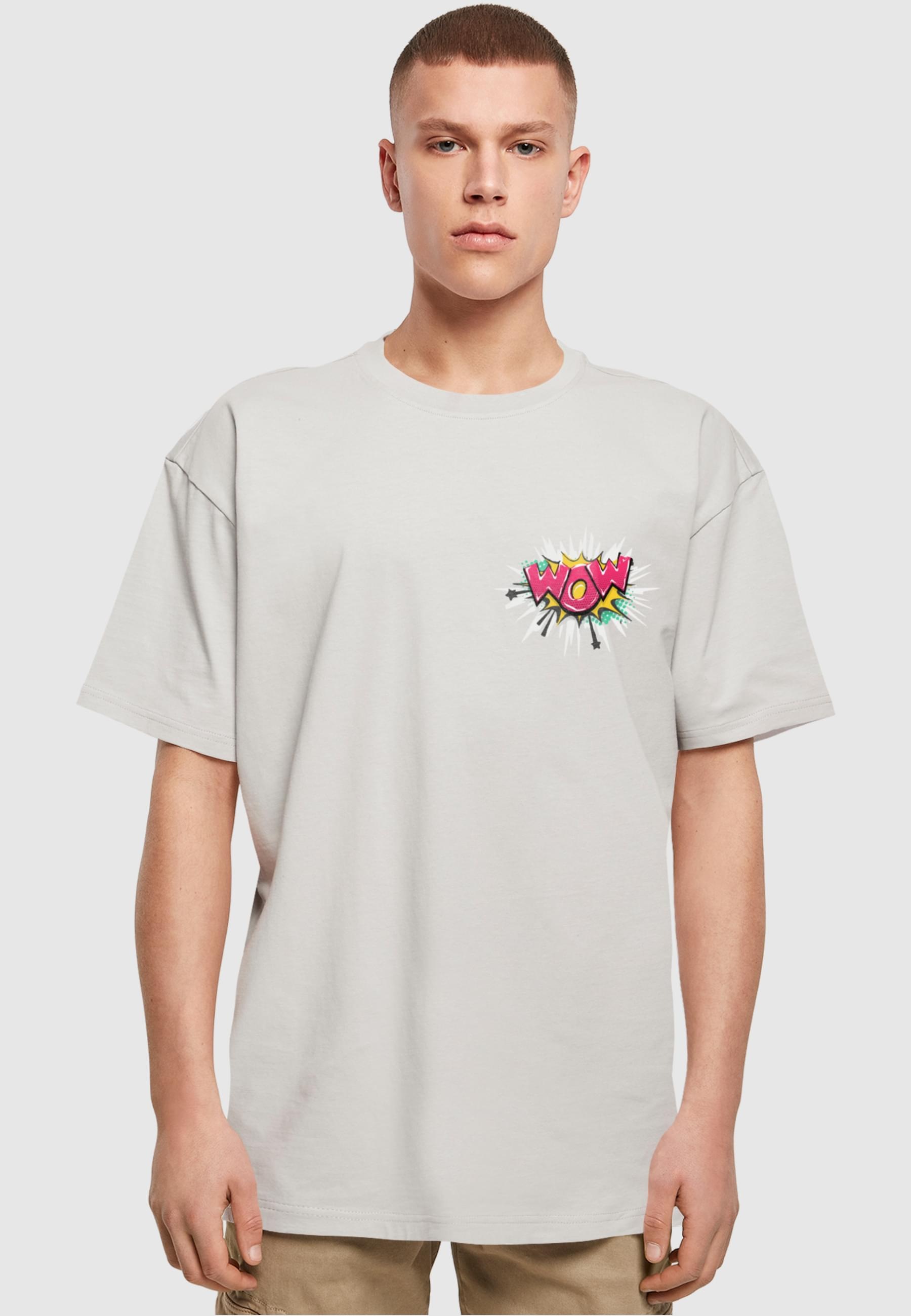 Merchcode T-Shirt »Merchcode Herren WOW Comic Heavy Oversized Tee«, (1 tlg.)