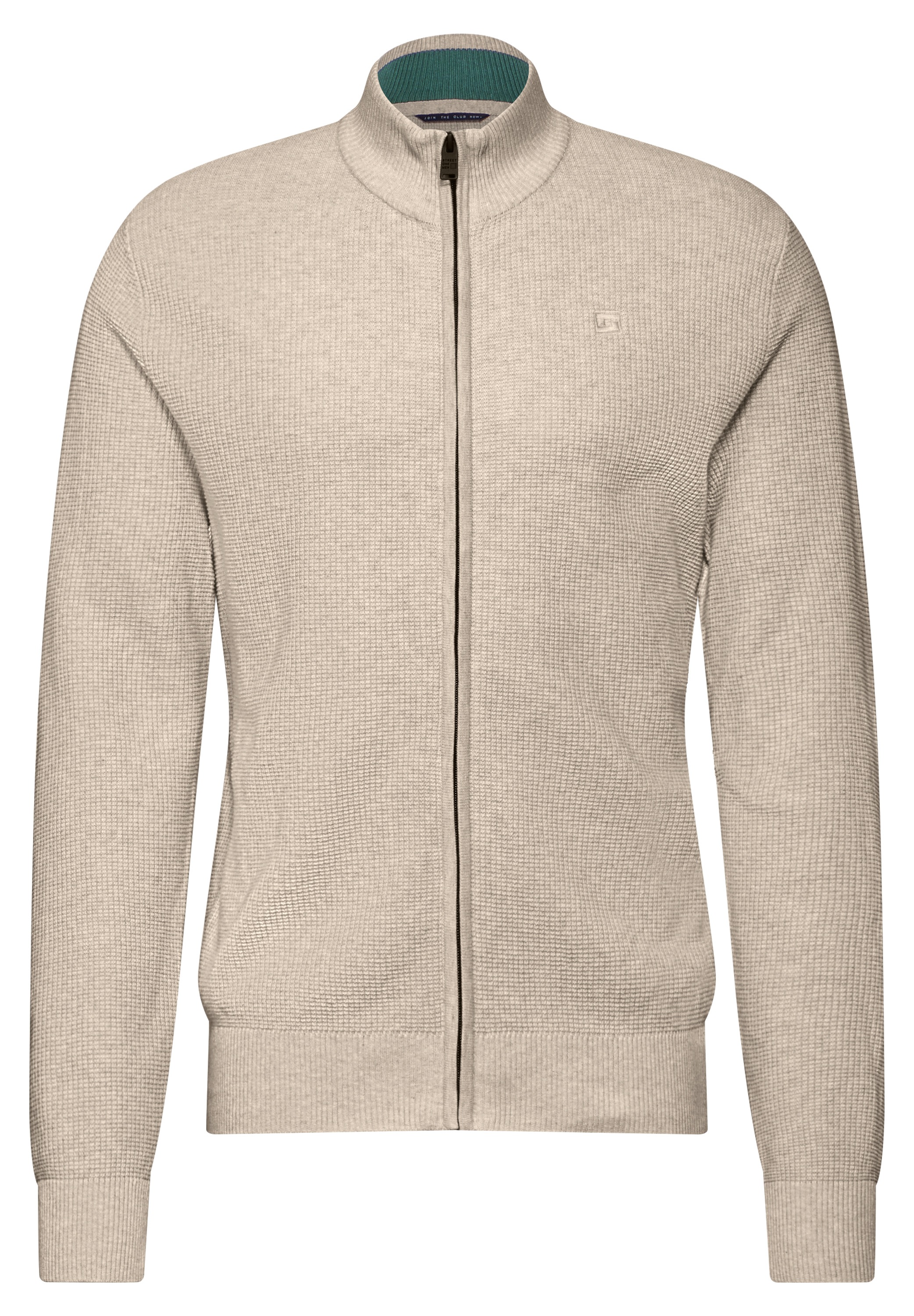 STREET ONE MEN Strickjacke, Feinstrick