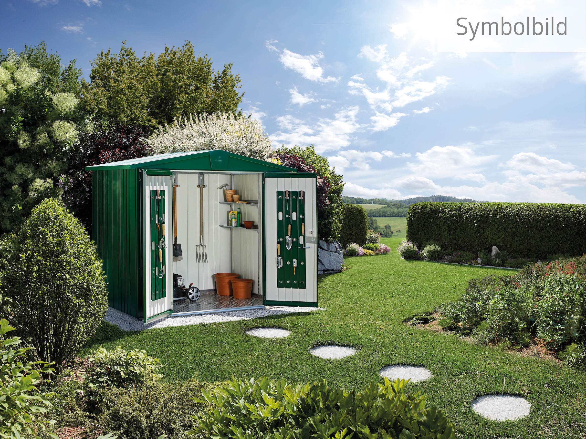 Biohort Gerätehaus "Europa Gr. 2, verschiedene Farben" Qualitäts-Geräteschu günstig online kaufen