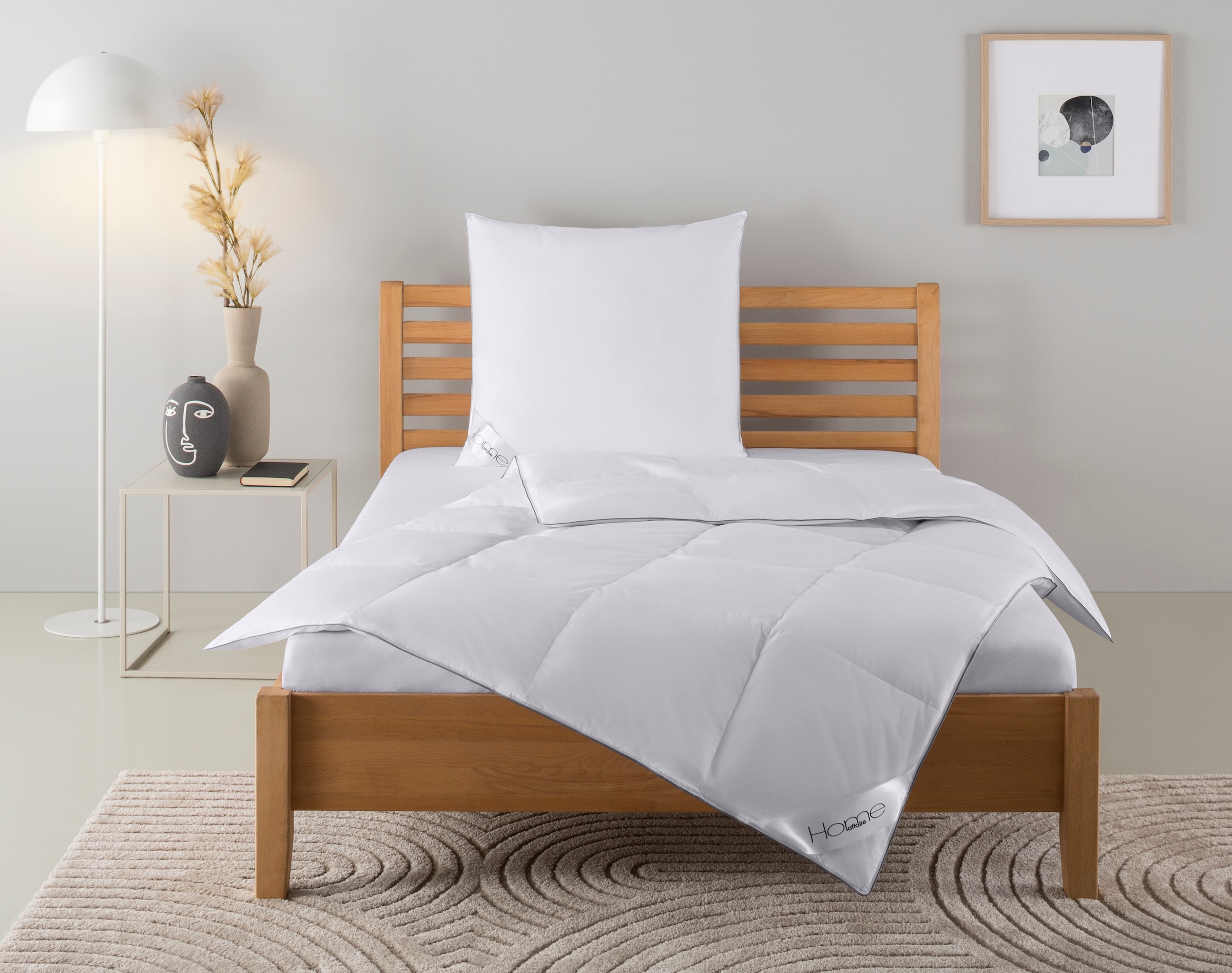 OTTO home Daunenbettdecke + Kopfkissen "Moulle, Bettdecke in 135x200 cm, 15 günstig online kaufen