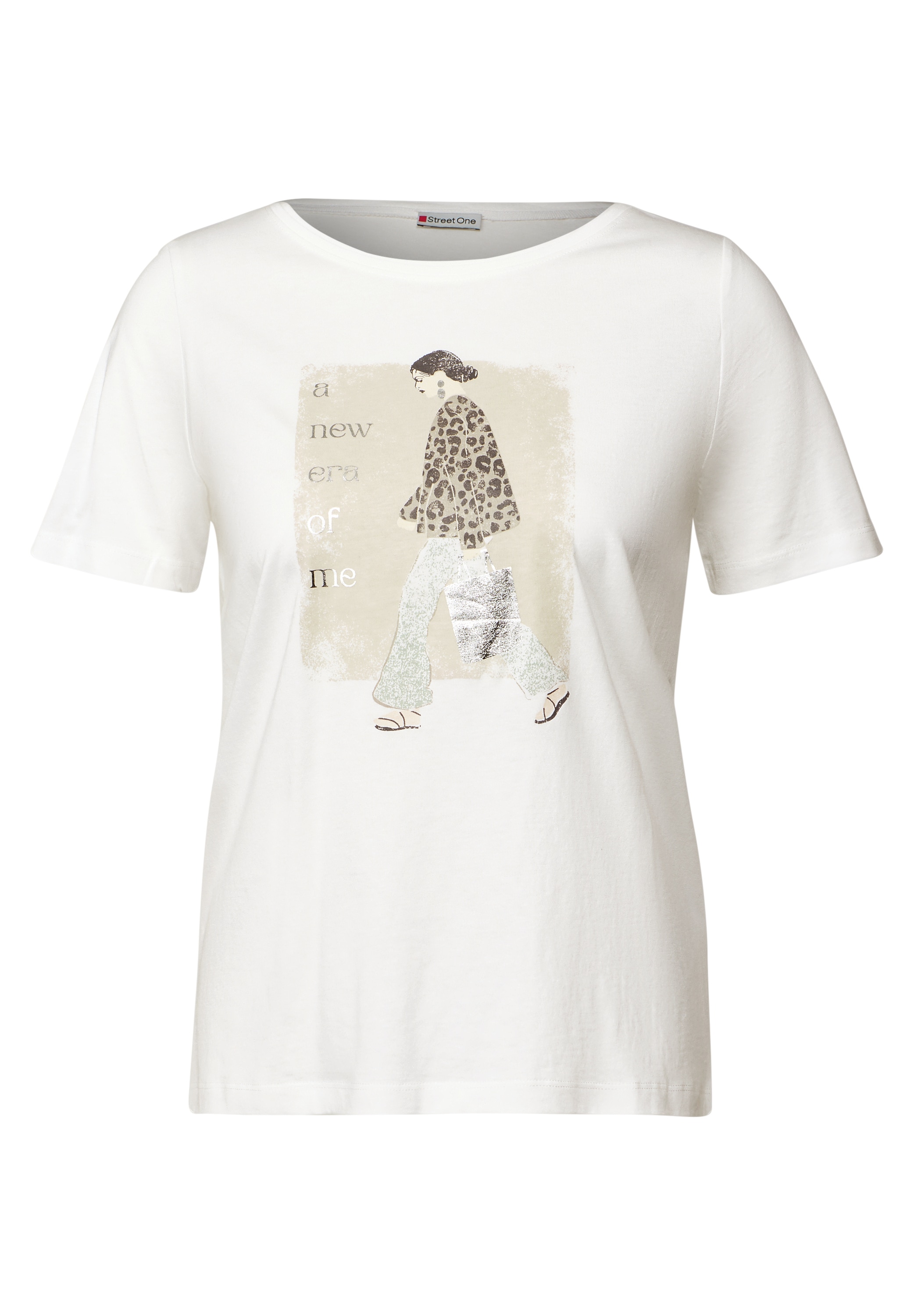 STREET ONE T-Shirt, im soften Baumwoll-Mix