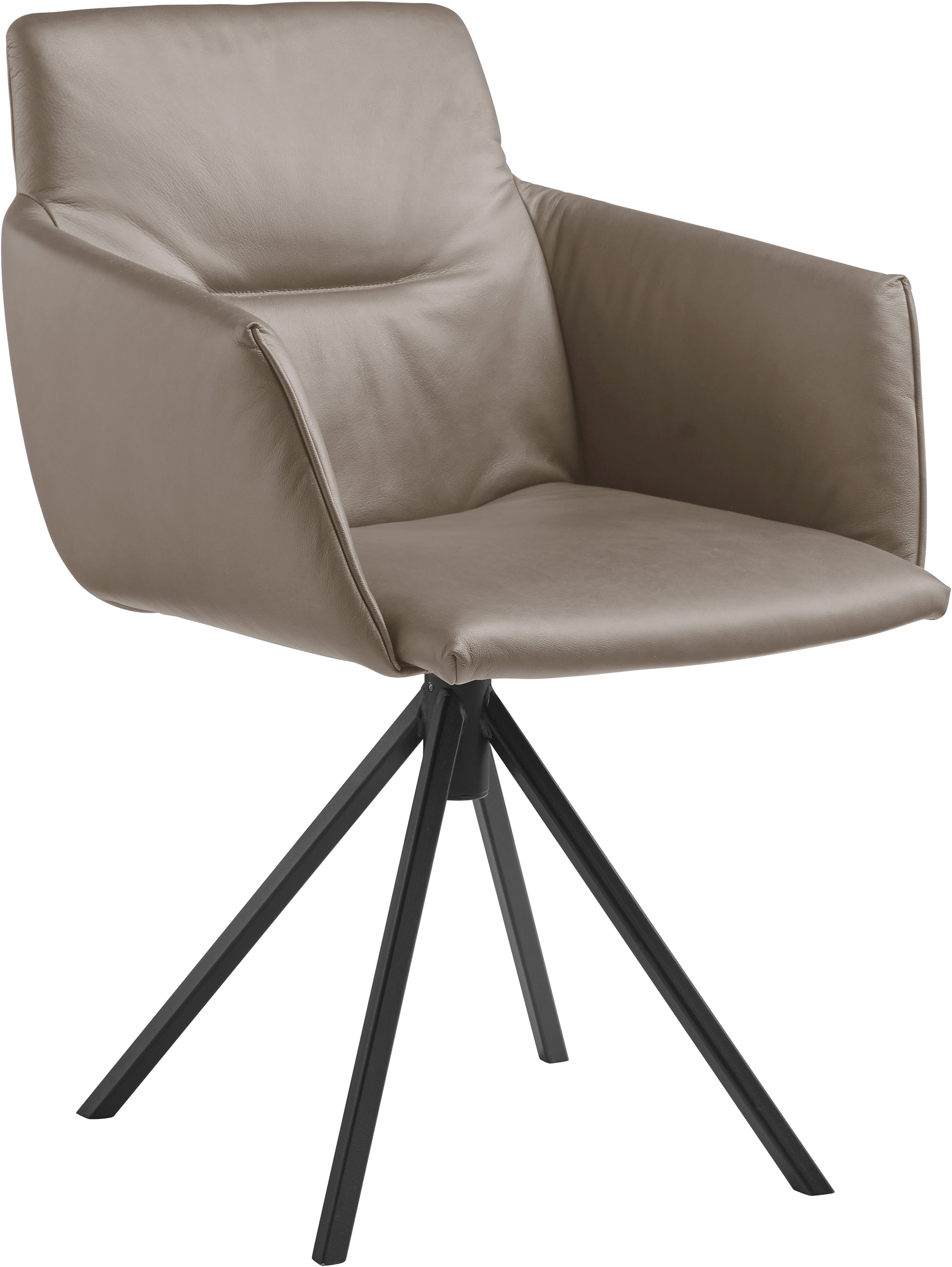 Musterring Polsterstuhl "JustB SP500" () 1 Stk.mit Armlehne, wahlweise mit Drehfunktion, Stativgestell in schwarz