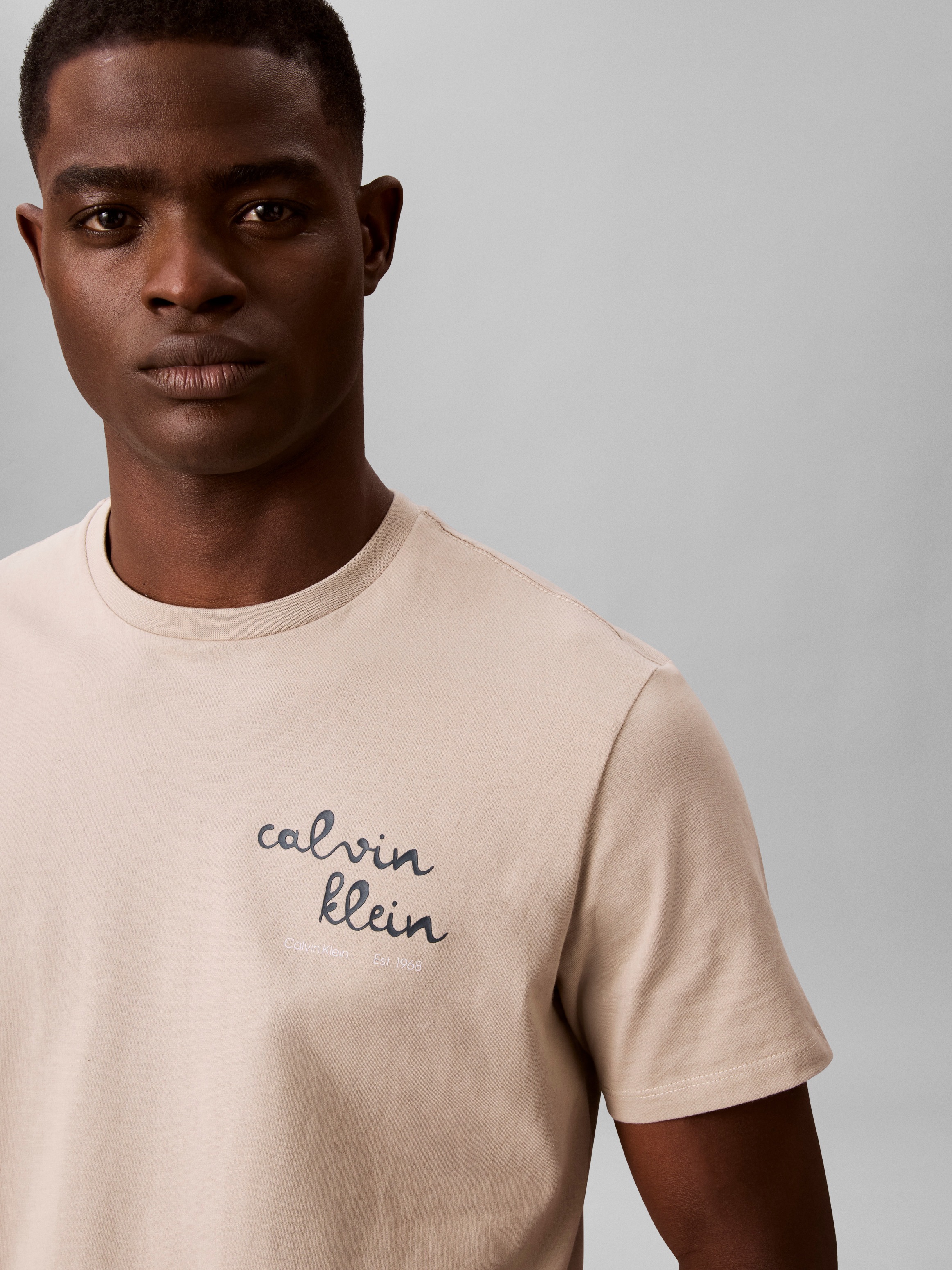 Calvin Klein T-Shirt »LINES SEASONAL« Regular fit mit Print