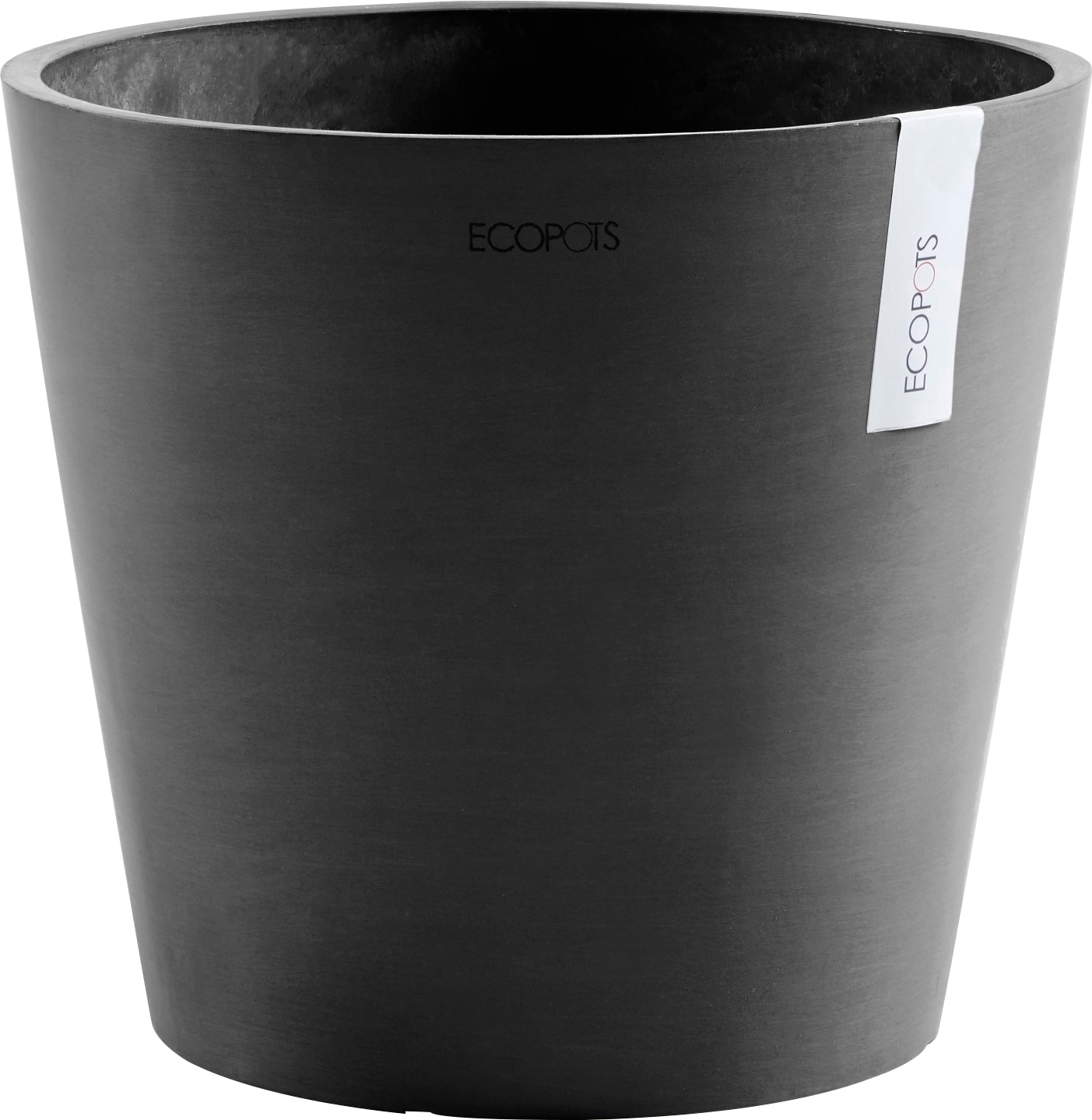 ECOPOTS Blumentopf »AMSTERDAM 40x40x35 kaufen BxTxH: Grey«, Dark BAUR cm, mit Wasserreservoir 