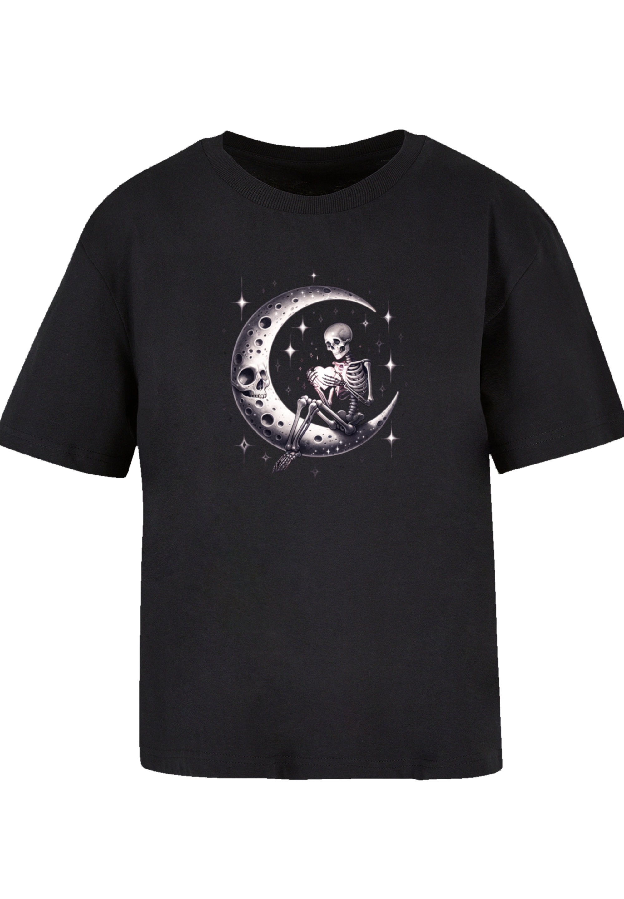 F4NT4STIC T-Shirt »Gothic Valentinstag Skelett Mond«, Premium Qualität