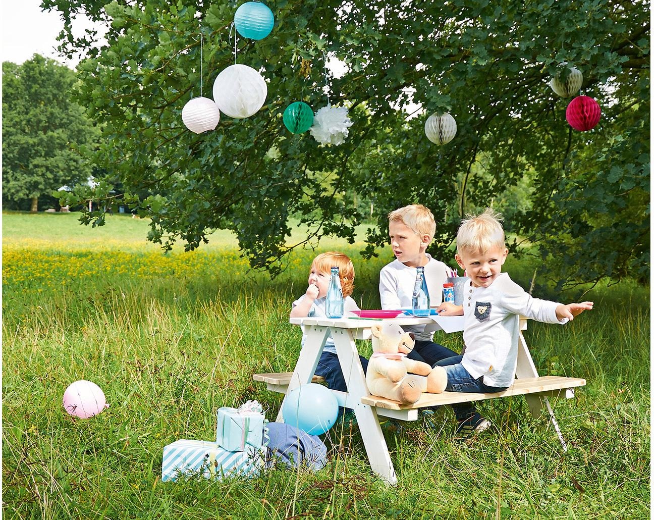 Pinolino® Kindersitzgruppe »Nicki für 4, | in BAUR weiß«, Made Europe