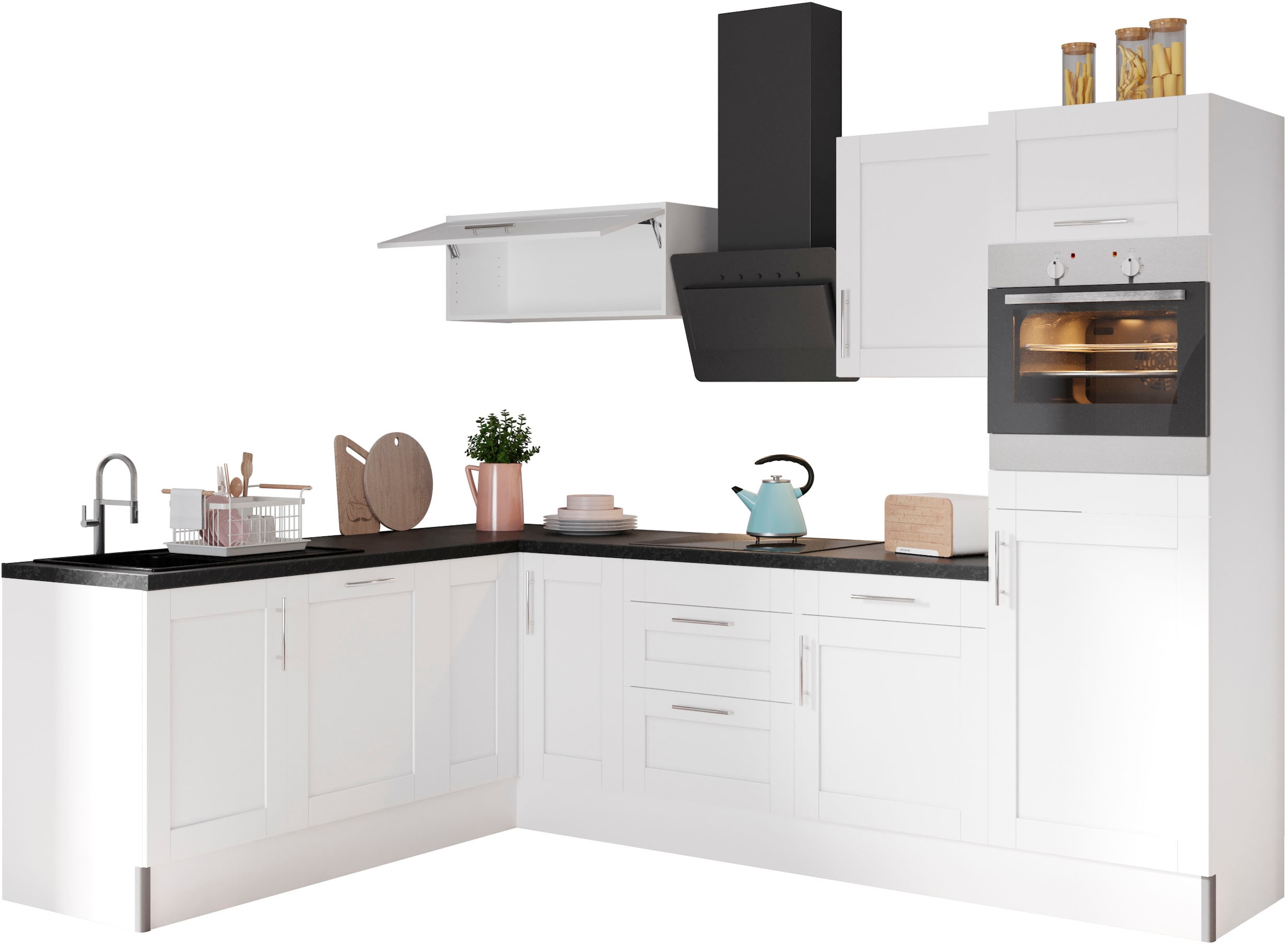 OPTIFIT Küche »Ahus«, 200 x 270 Soft breit, Funktion | wahlweise E-Geräten, Close BAUR mit cm