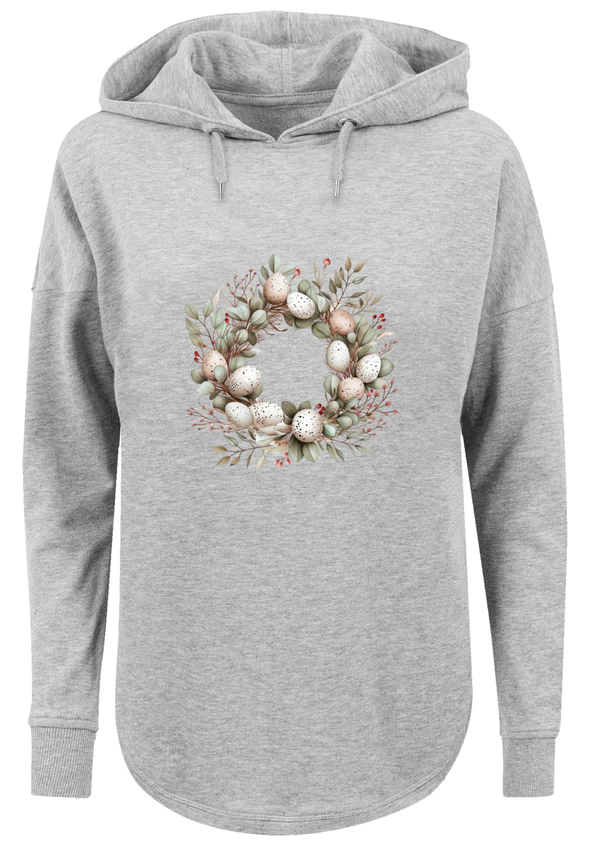 F4NT4STIC Kapuzenpullover »Osterkranz Eierkranz Blumenring«, Premium Qualität