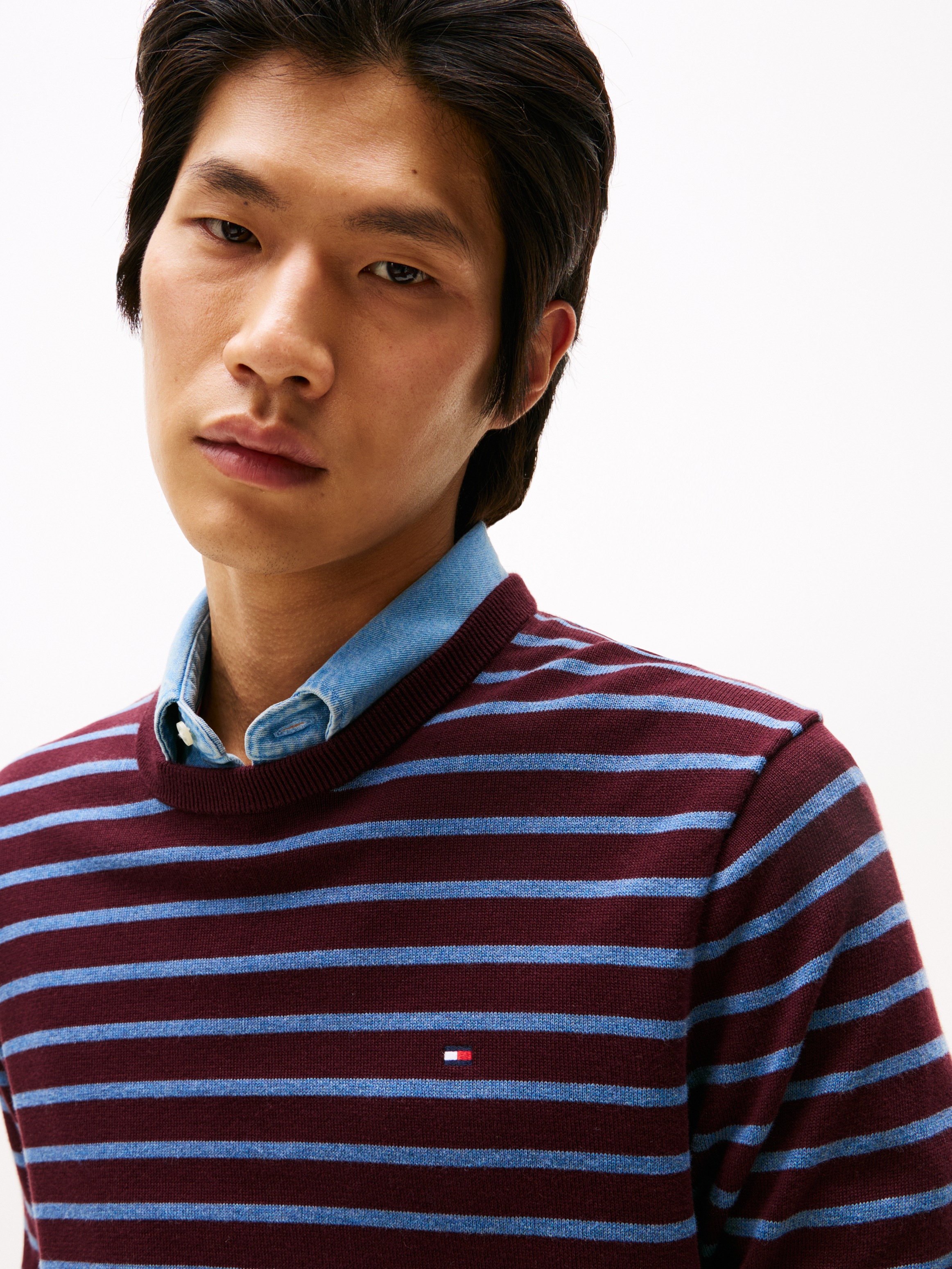 Tommy Hilfiger Rundhalspullover "ESSENTIAL COTTON" Crewneck Regular Fit Pre günstig online kaufen