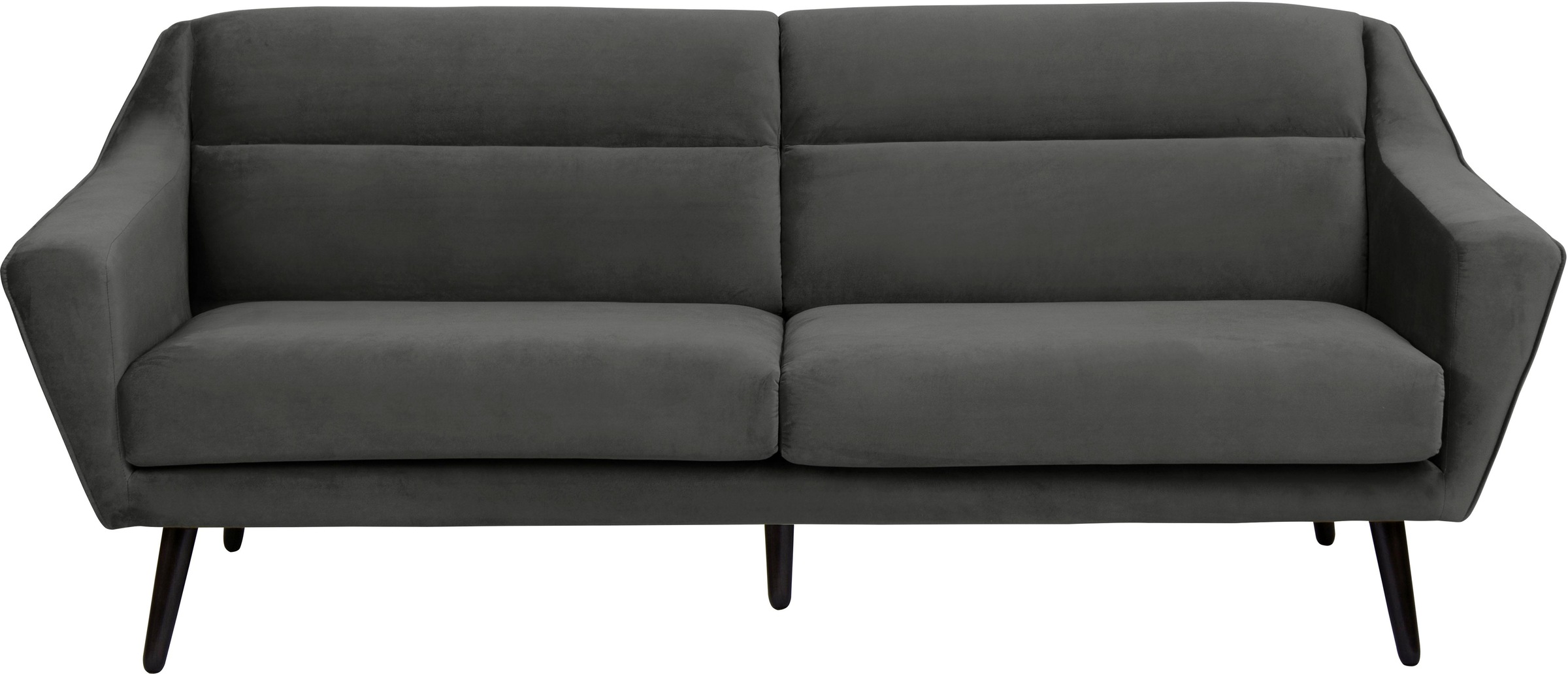 OTTO home 3-Sitzer "Bille" mit Naht im Rückenkissen und Eiche-Beinen, Desig günstig online kaufen