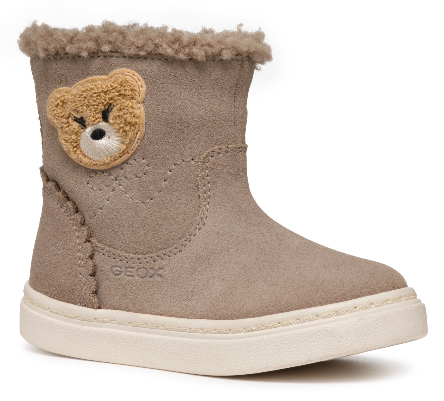 Geox Winterboots »B NASHIK GIRL A«, Klettstiefel, Babystiefel Winterstiefel mit süßem Patch
