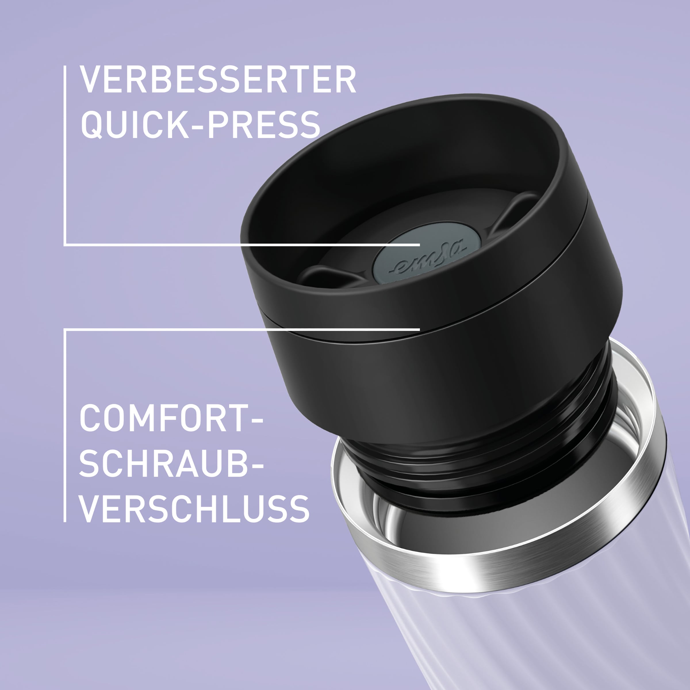 Emsa Thermobecher »Travel Mug Classic Twist«